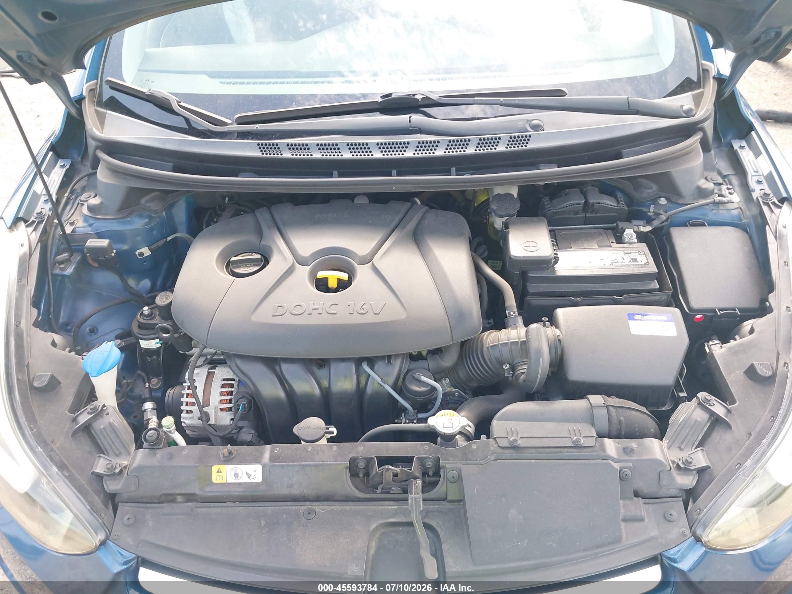 2015 Hyundai Elantra Se Blue vin: KMHDH4AE0FU456931