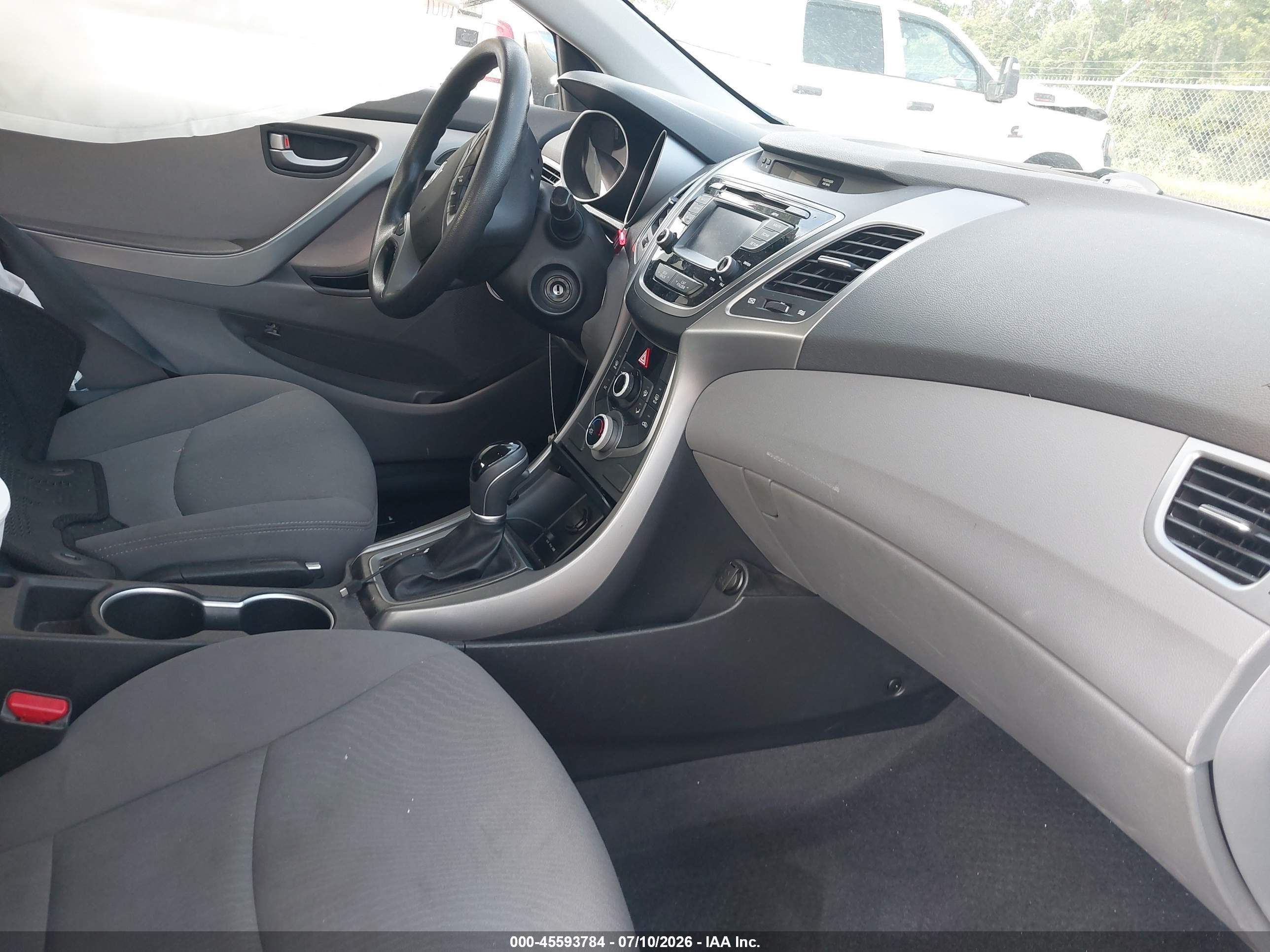 2015 Hyundai Elantra Se Blue vin: KMHDH4AE0FU456931