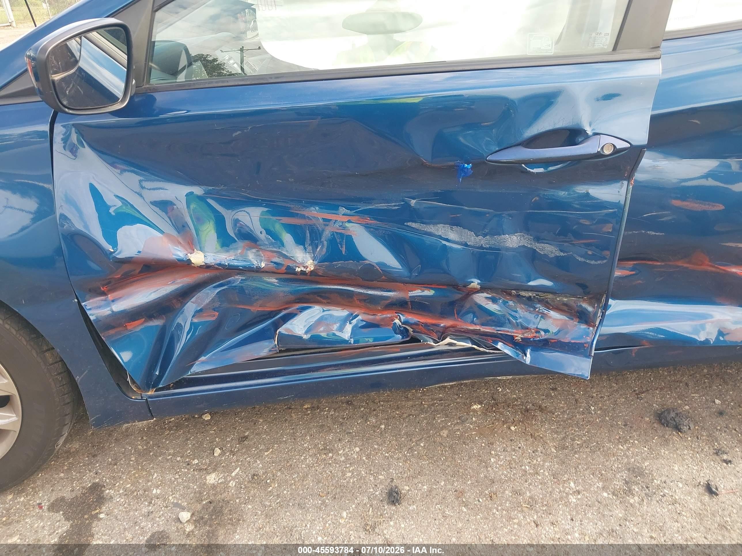 2015 Hyundai Elantra Se Blue vin: KMHDH4AE0FU456931