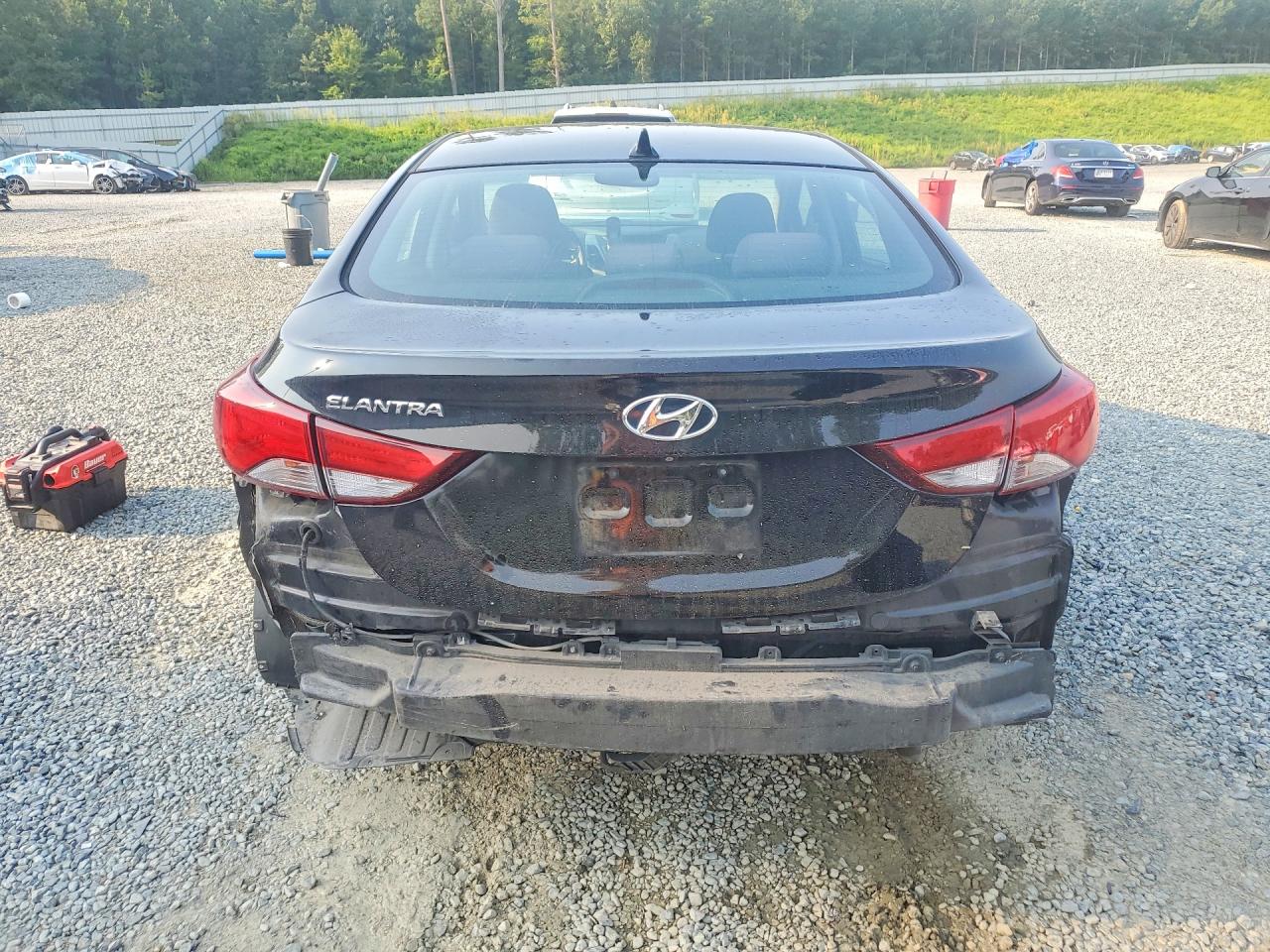 2016 Hyundai Elantra Value Edition Black vin: KMHDH4AE0GU483483