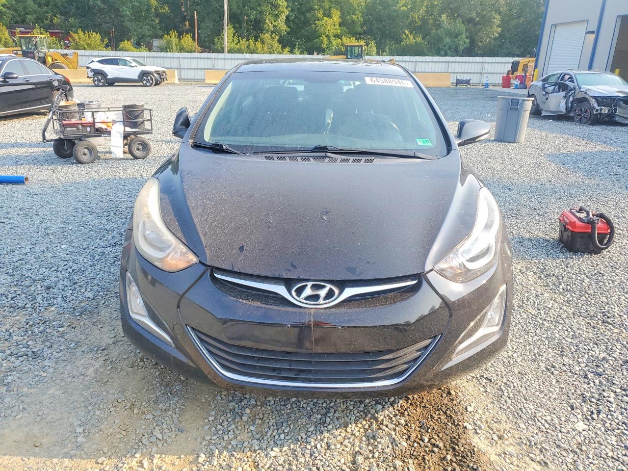 2016 Hyundai Elantra Value Edition Black vin: KMHDH4AE0GU483483