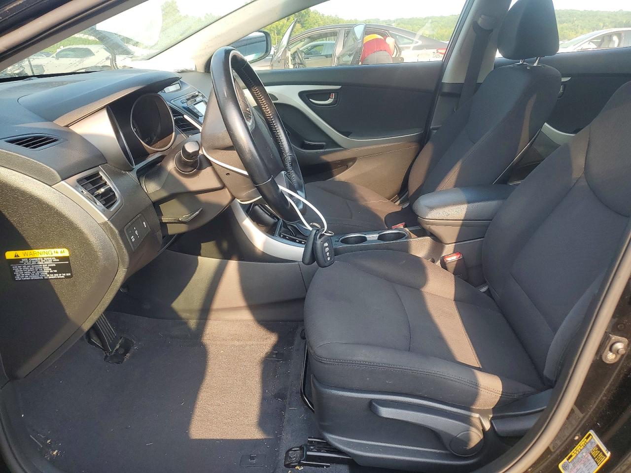 2016 Hyundai Elantra Value Edition Black vin: KMHDH4AE0GU483483