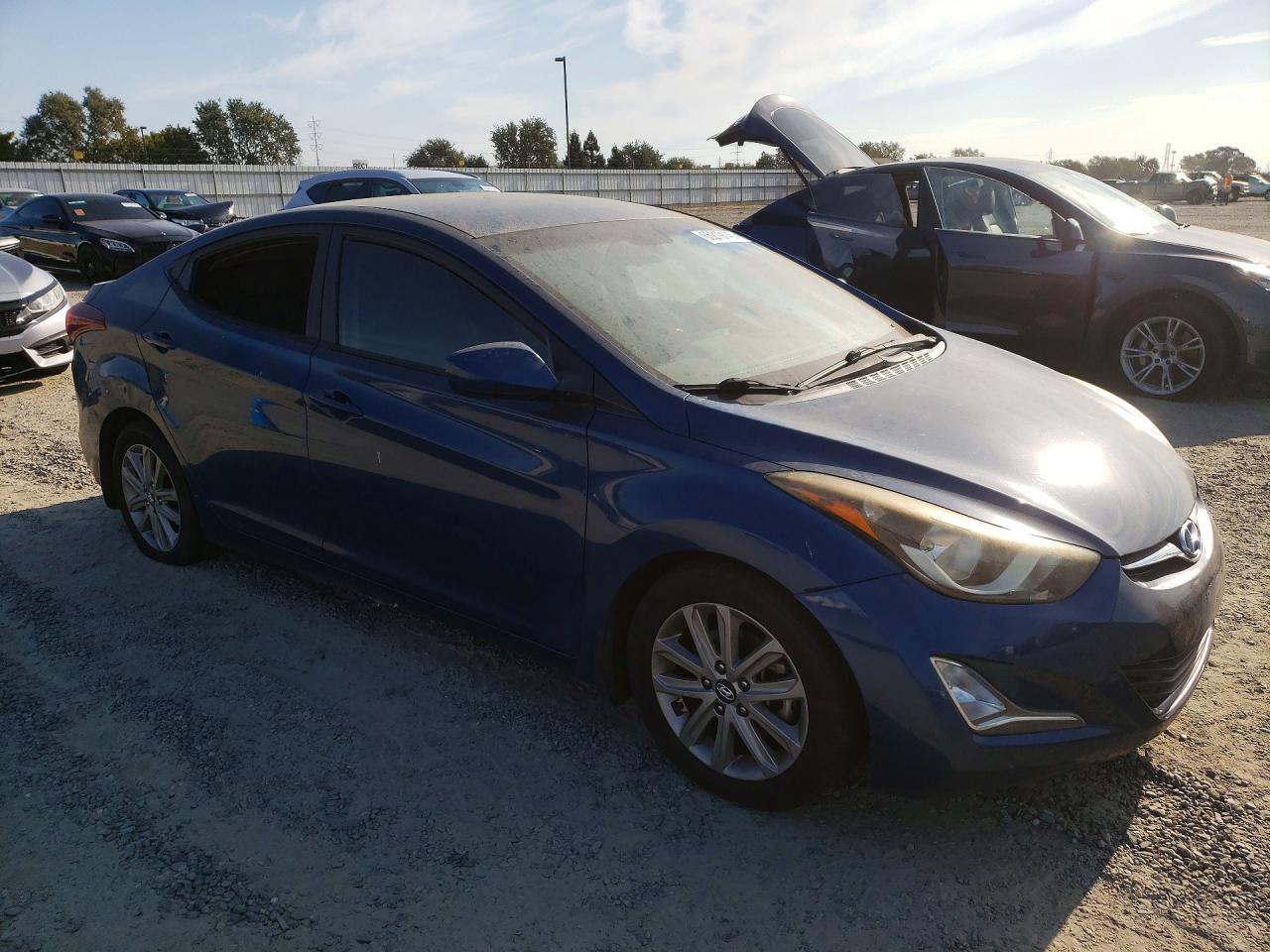 2016 Hyundai Elantra Se Blue vin: KMHDH4AE0GU542659