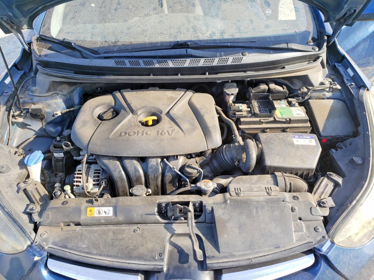 2016 Hyundai Elantra Se Blue vin: KMHDH4AE0GU542659