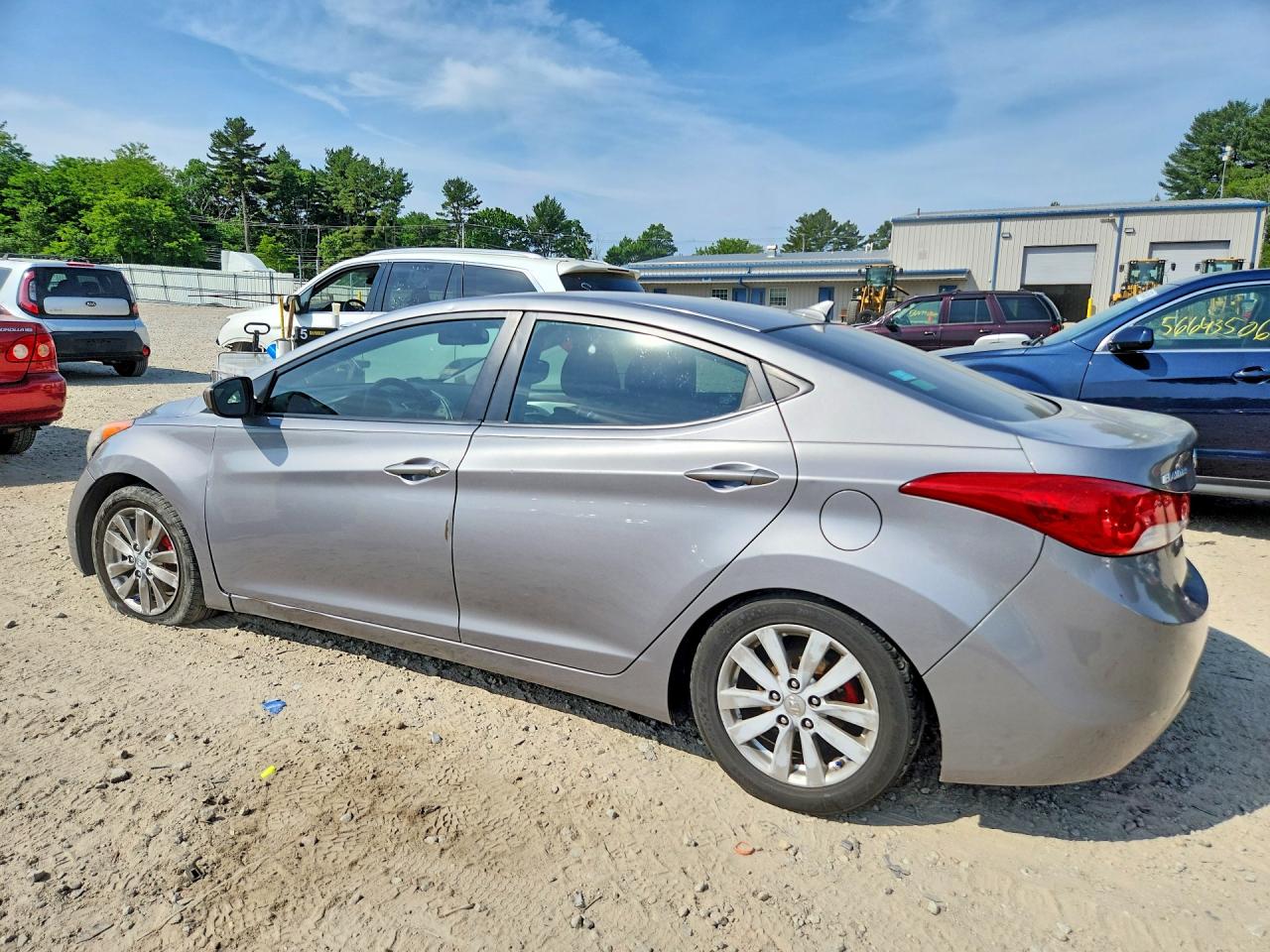 2011 Hyundai Elantra Gls Gray vin: KMHDH4AE1BU080573