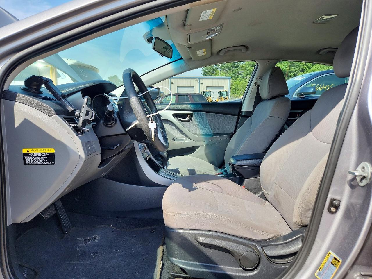 2011 Hyundai Elantra Gls Gray vin: KMHDH4AE1BU080573