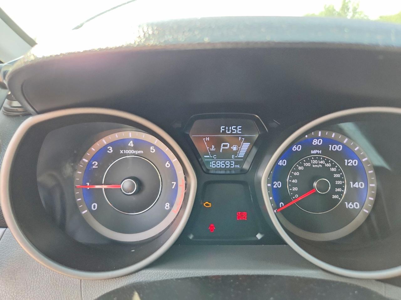 2011 Hyundai Elantra Gls Gray vin: KMHDH4AE1BU080573