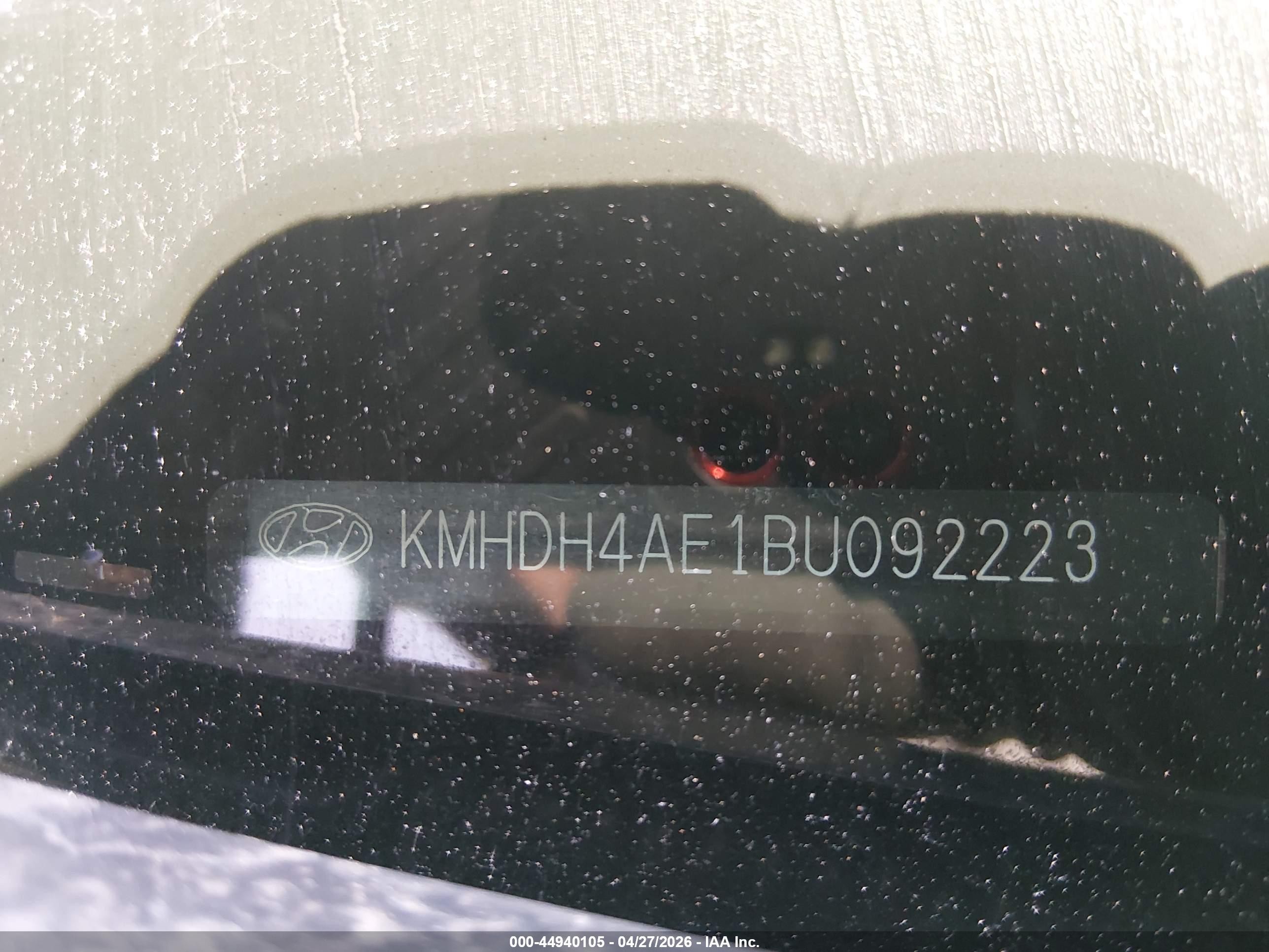 2011 Hyundai Elantra Gls (ulsan Plant) Red vin: KMHDH4AE1BU092223