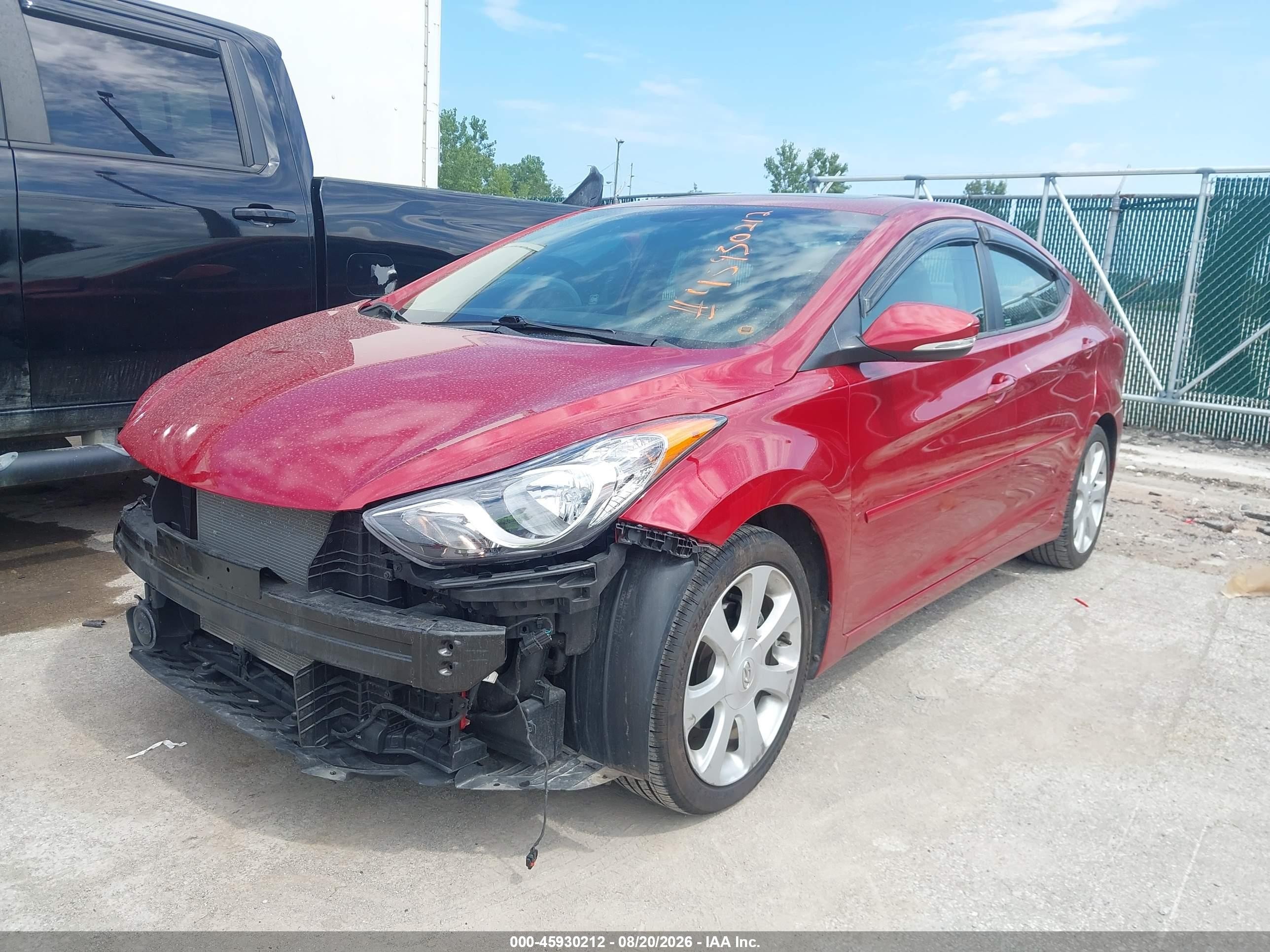 2011 Hyundai Elantra Limited (ulsan Plant) Red vin: KMHDH4AE1BU092528