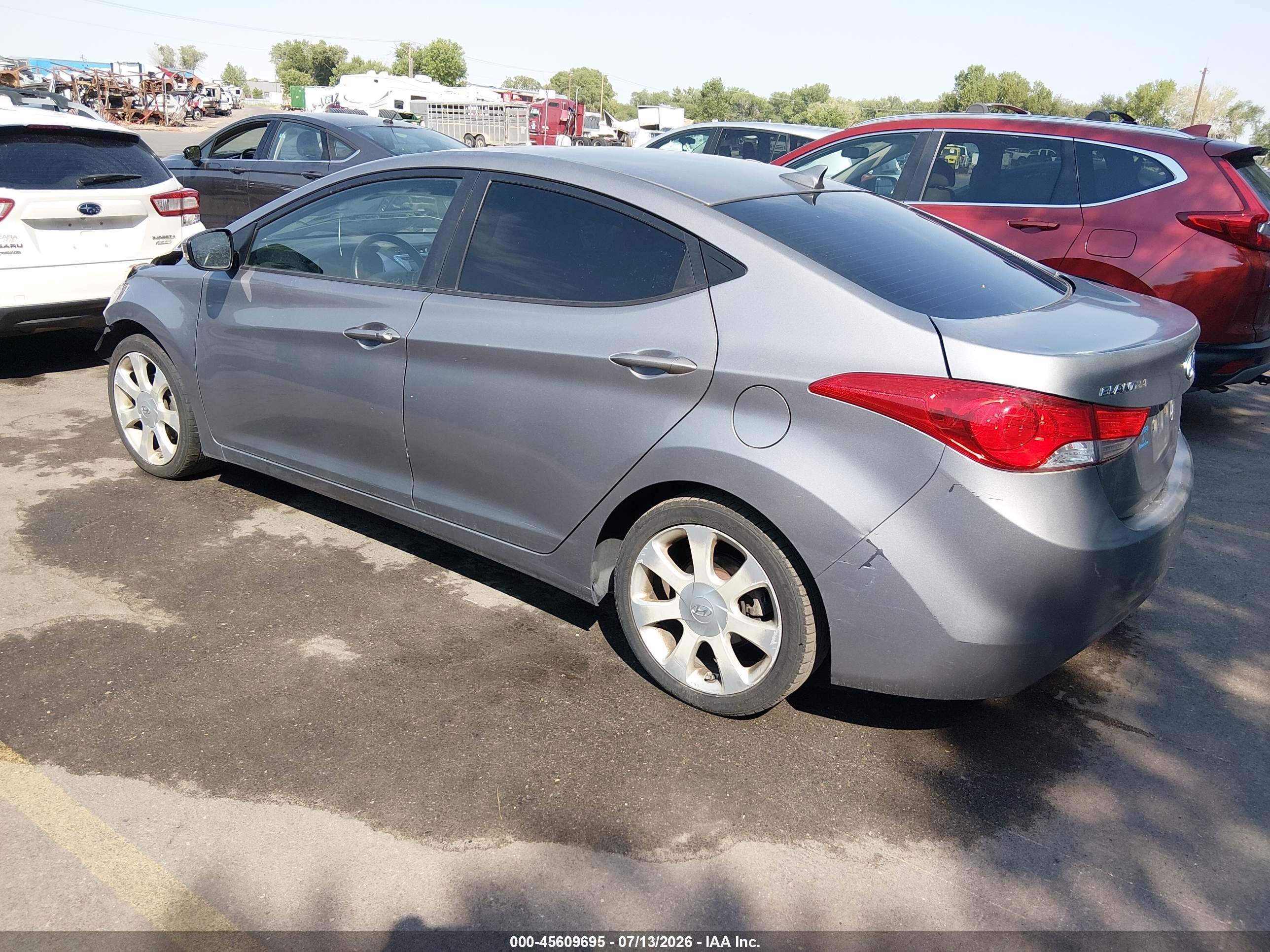 2011 Hyundai Elantra Limited (ulsan Plant) Серебряный vin: KMHDH4AE1BU098748