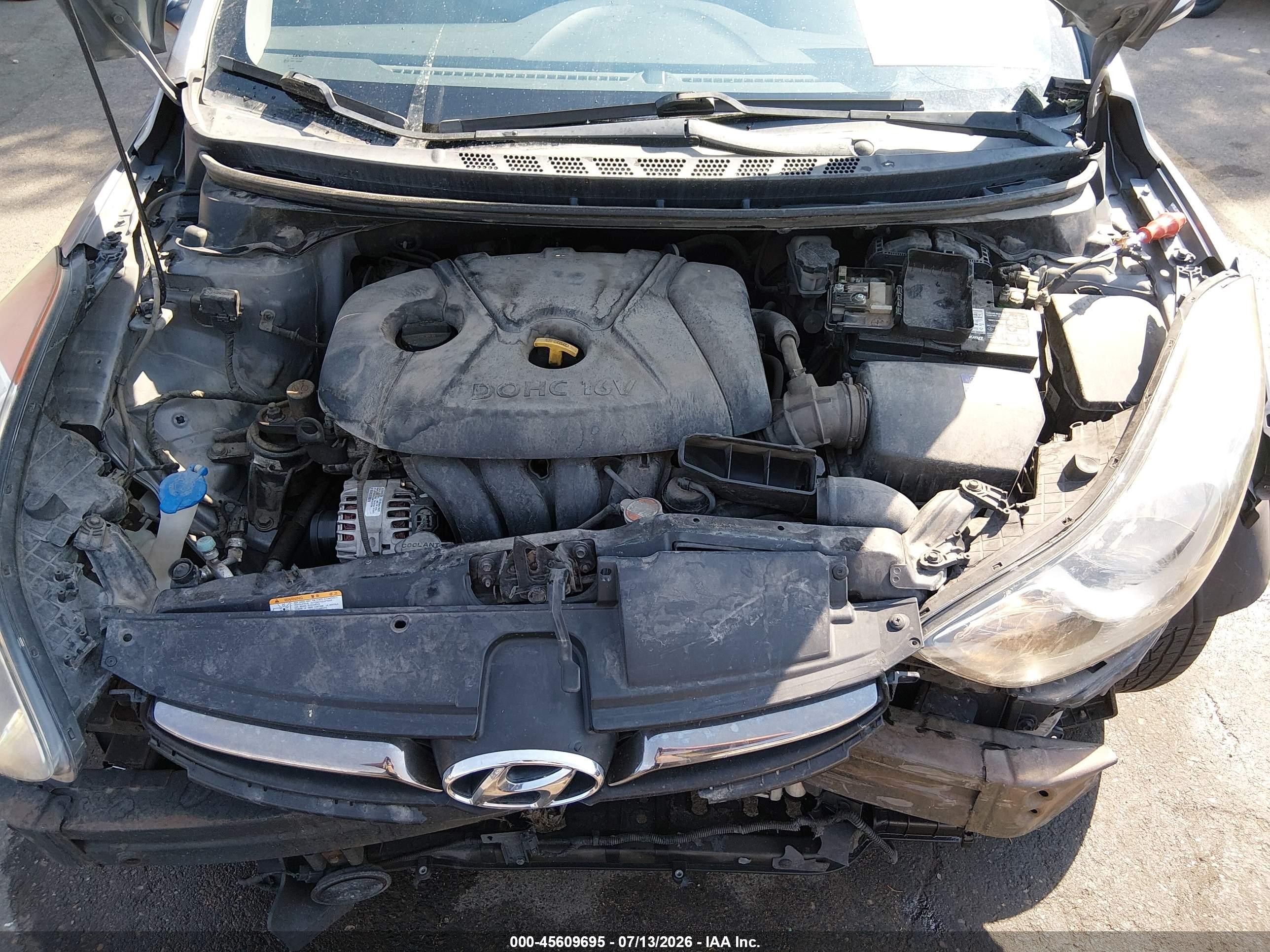 2011 Hyundai Elantra Limited (ulsan Plant) Серебряный vin: KMHDH4AE1BU098748