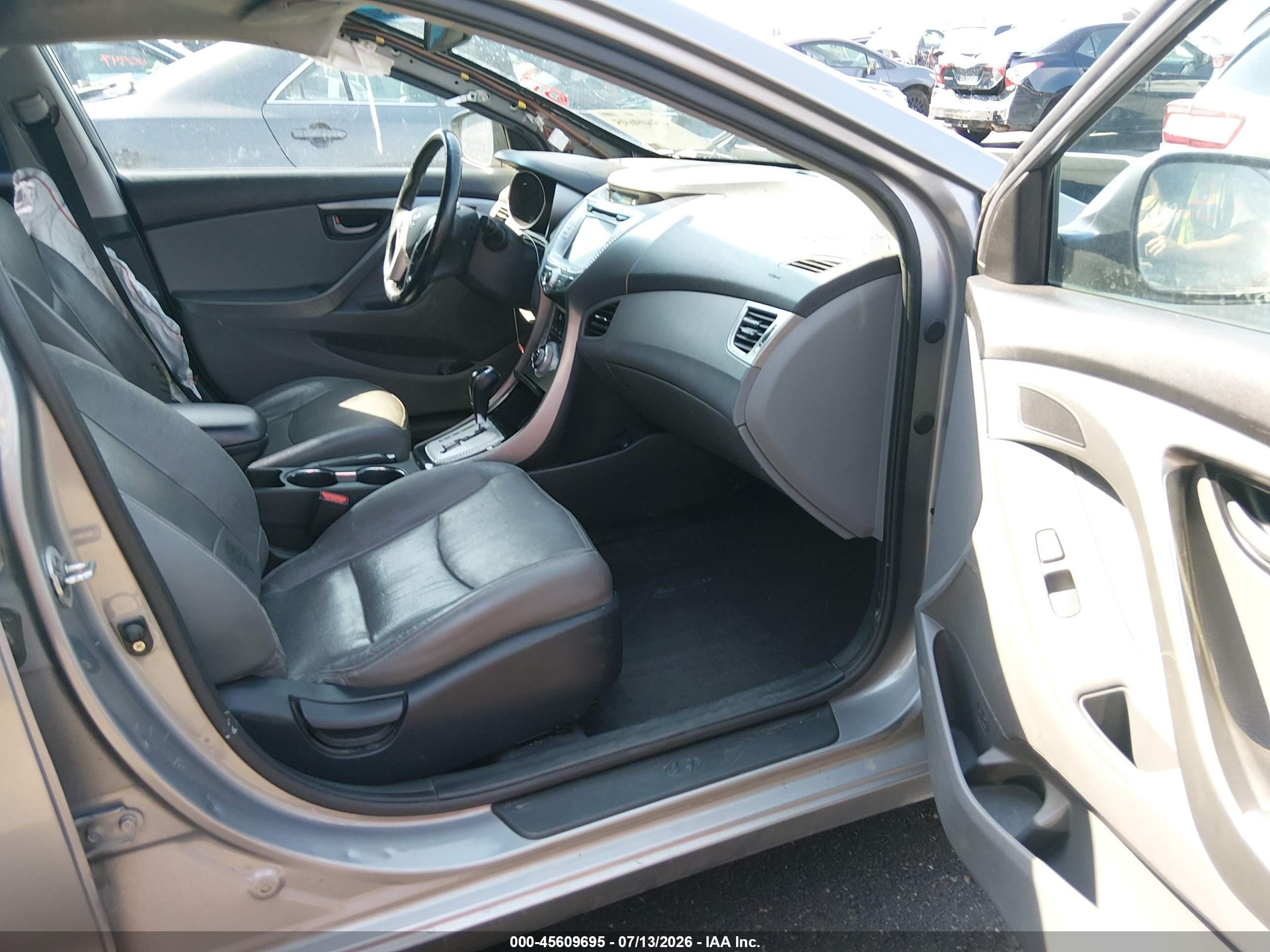 2011 Hyundai Elantra Limited (ulsan Plant) Серебряный vin: KMHDH4AE1BU098748