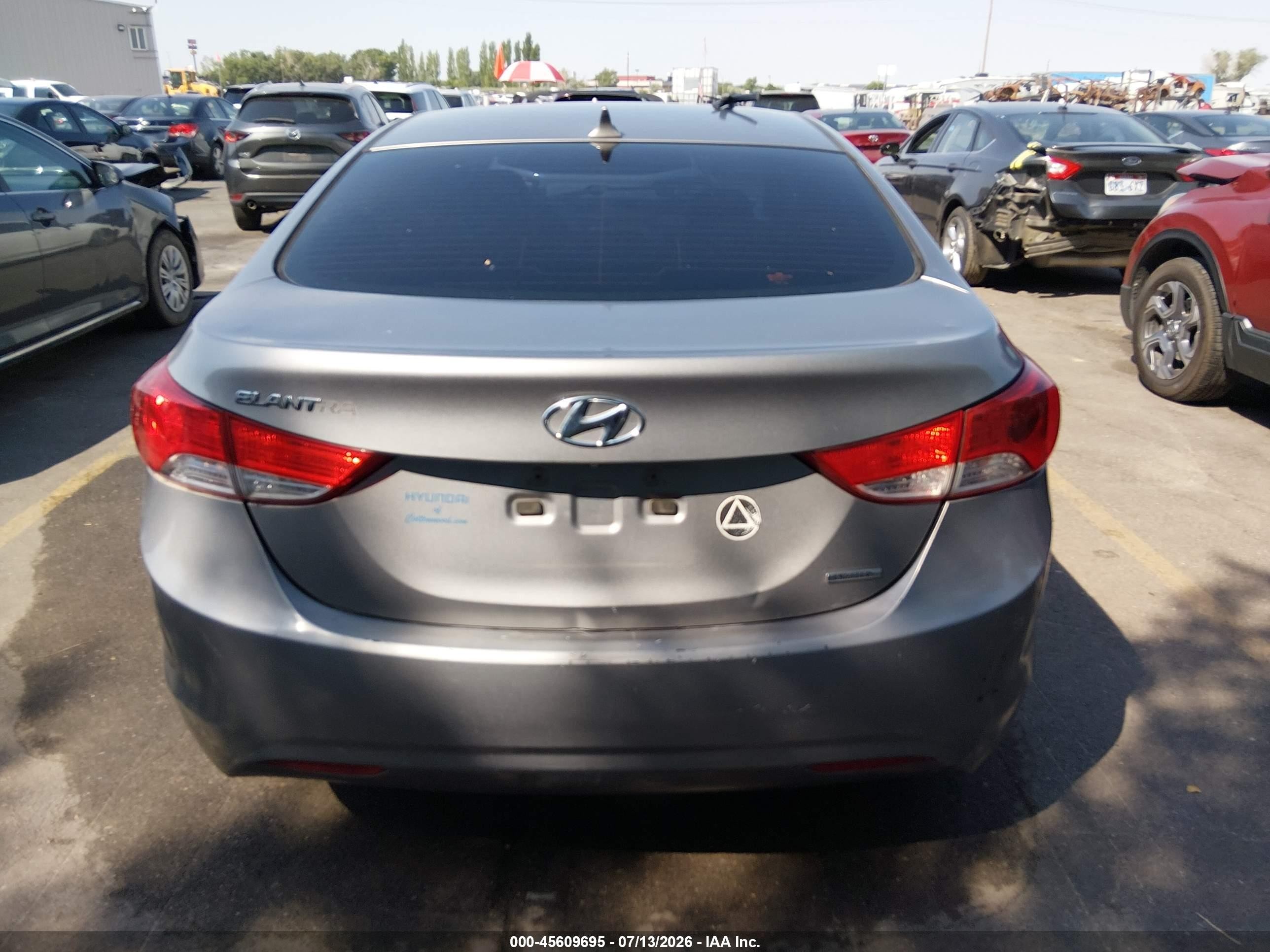 2011 Hyundai Elantra Limited (ulsan Plant) Серебряный vin: KMHDH4AE1BU098748