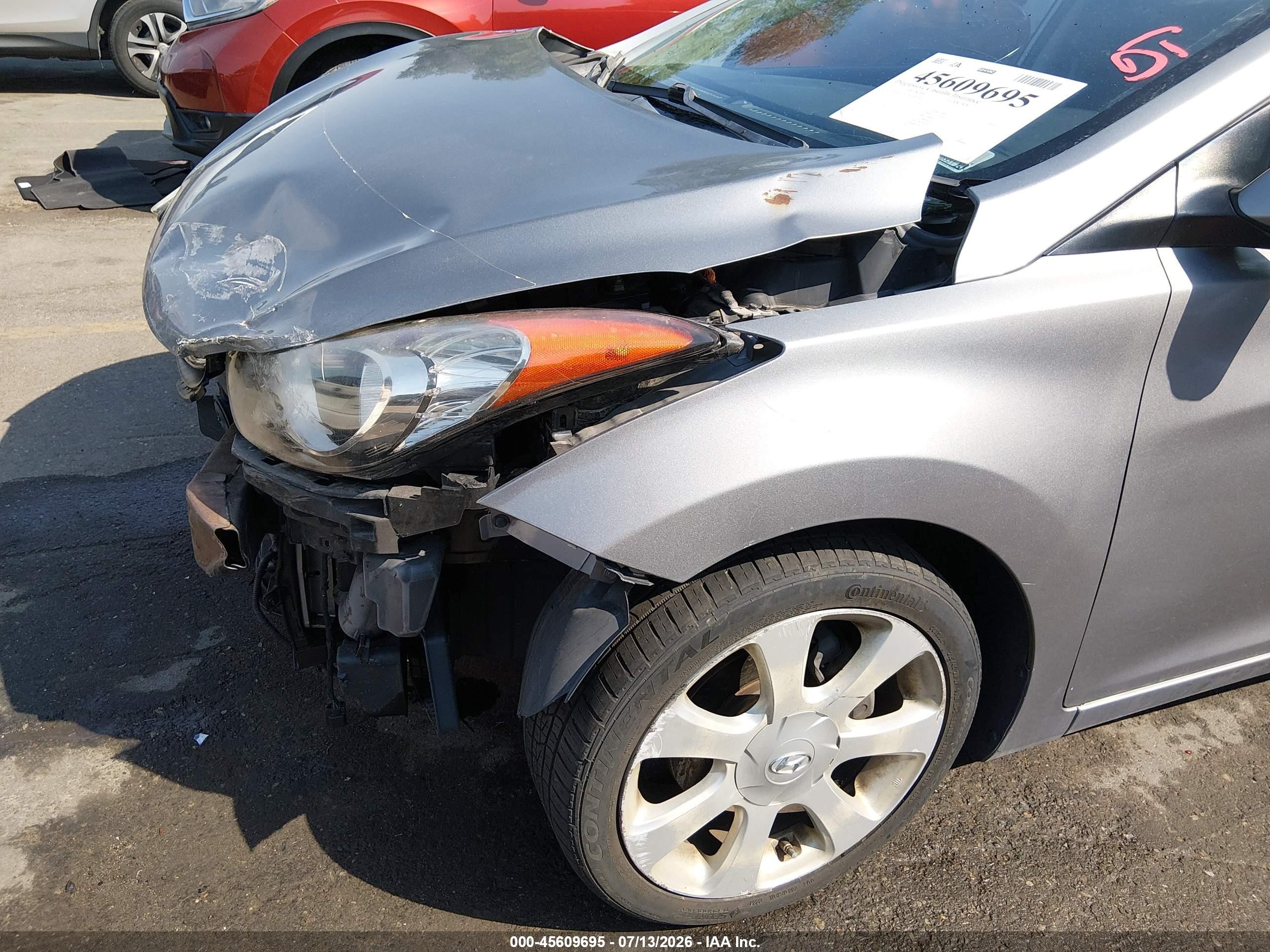 2011 Hyundai Elantra Limited (ulsan Plant) Серебряный vin: KMHDH4AE1BU098748