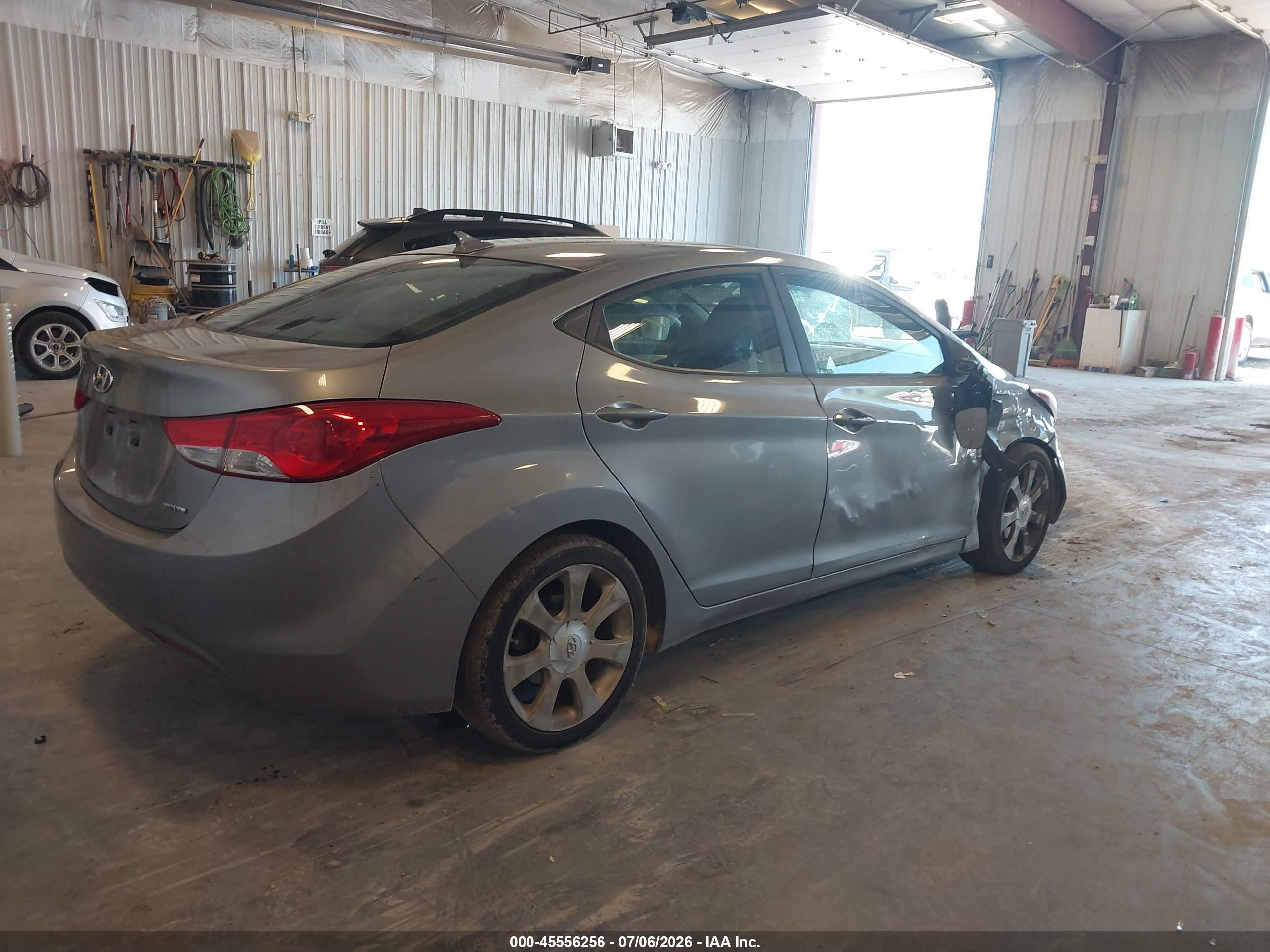 2011 Hyundai Elantra Limited (ulsan Plant) Gray vin: KMHDH4AE1BU099947