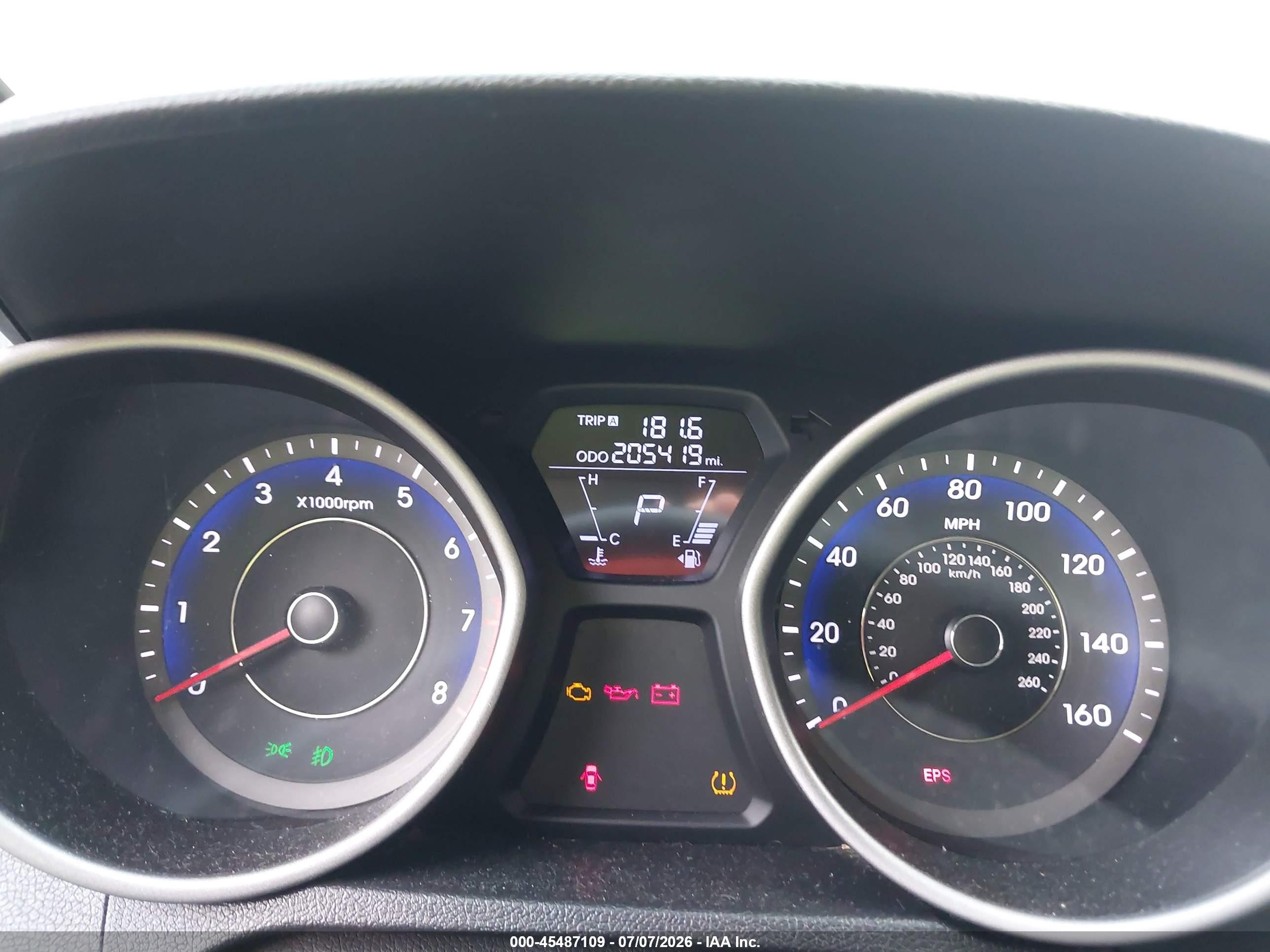 2011 Hyundai Elantra Limited (ulsan Plant) Красный vin: KMHDH4AE1BU108601