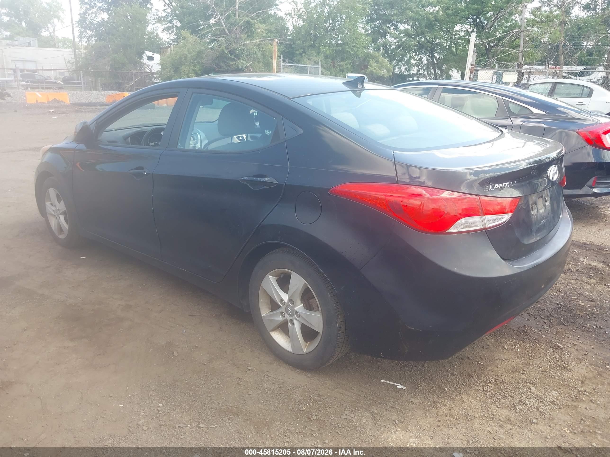 2011 Hyundai Elantra Gls (ulsan Plant) Black vin: KMHDH4AE1BU108825