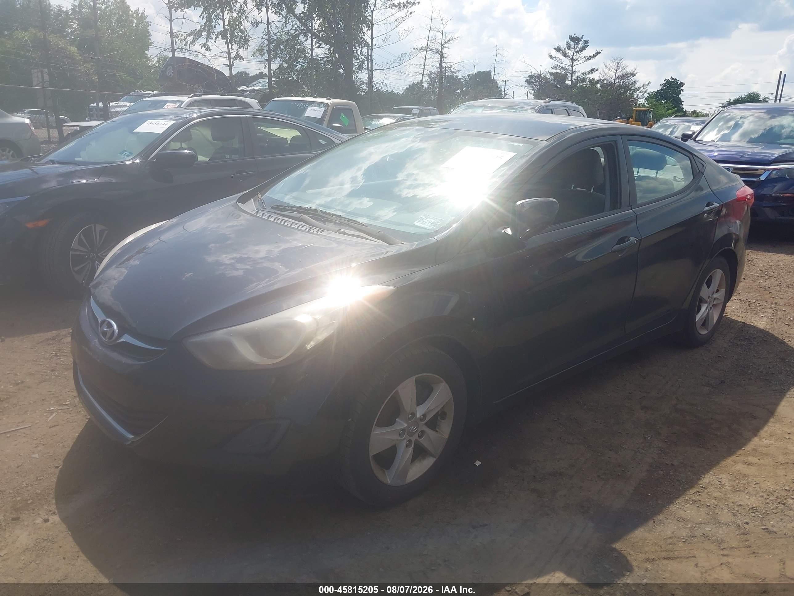 2011 Hyundai Elantra Gls (ulsan Plant) Black vin: KMHDH4AE1BU108825