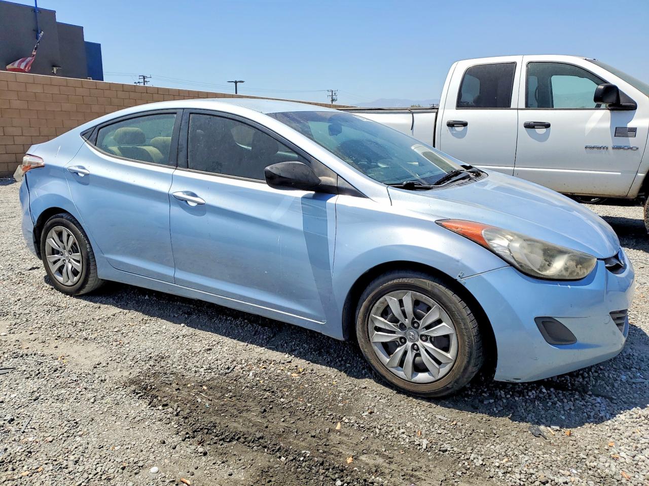 2011 Hyundai Elantra Gls Blue vin: KMHDH4AE1BU109540