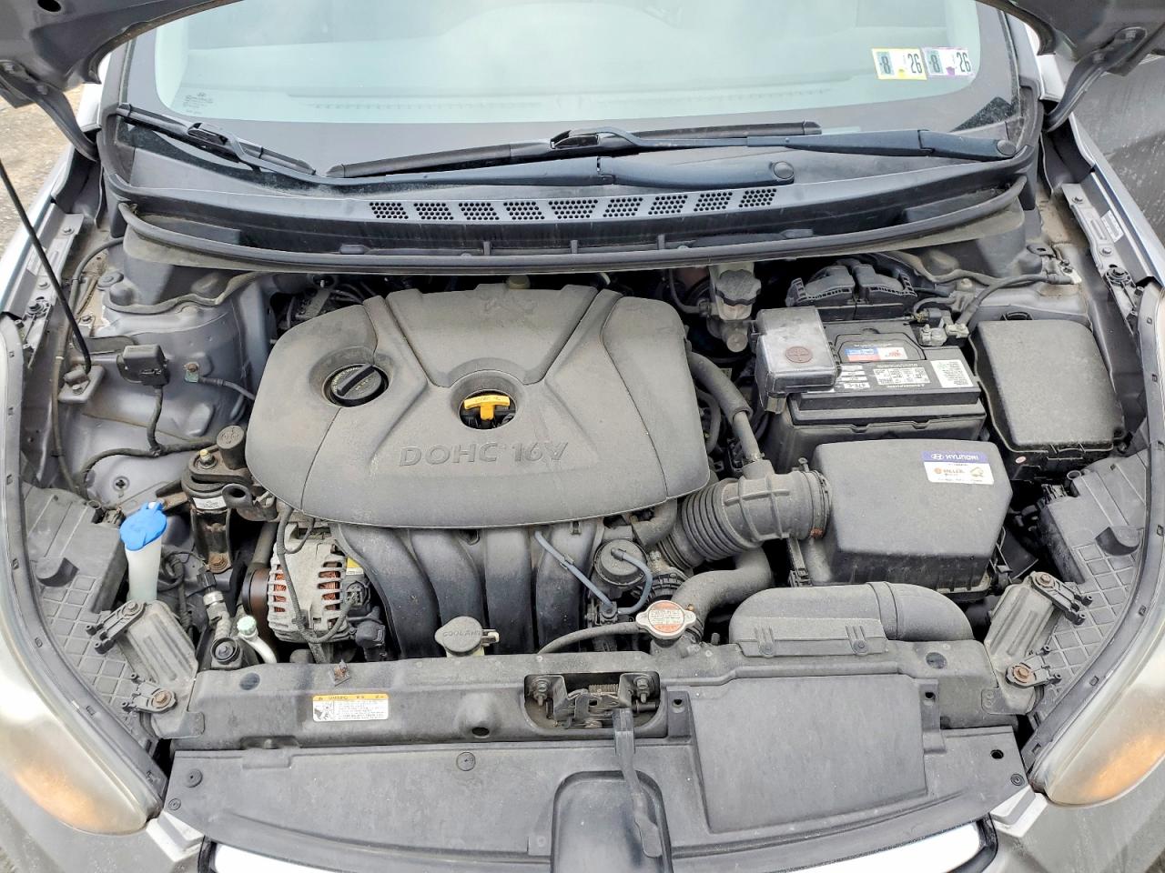 2011 Hyundai Elantra Gls Серый vin: KMHDH4AE1BU114320
