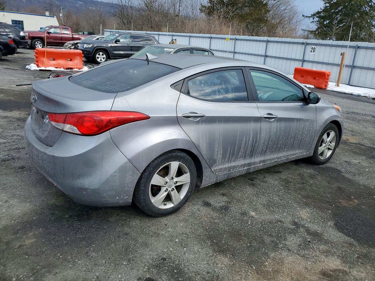 2011 Hyundai Elantra Gls Серый vin: KMHDH4AE1BU114320