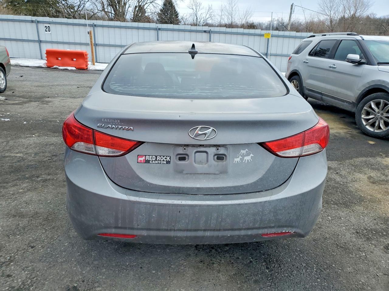 2011 Hyundai Elantra Gls Серый vin: KMHDH4AE1BU114320