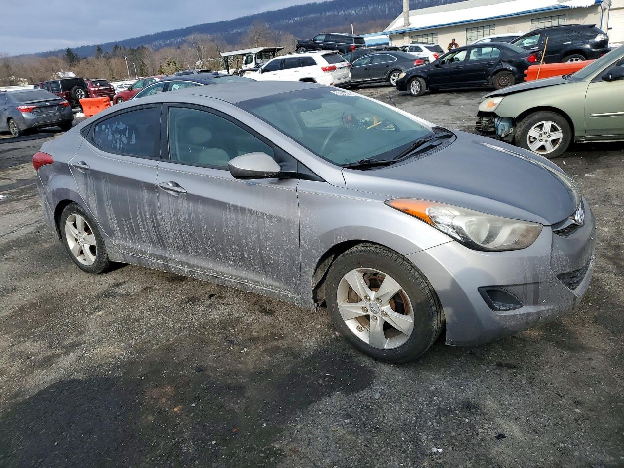 2011 Hyundai Elantra Gls Серый vin: KMHDH4AE1BU114320