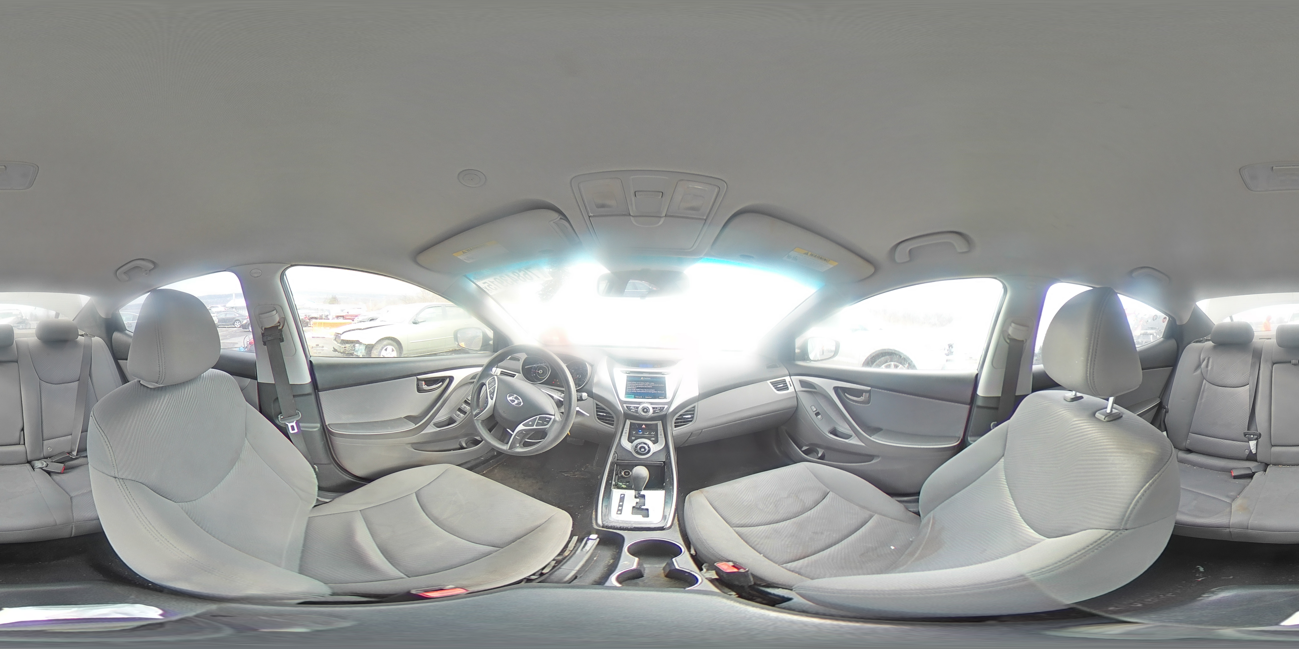 2011 Hyundai Elantra Gls Серый vin: KMHDH4AE1BU114320