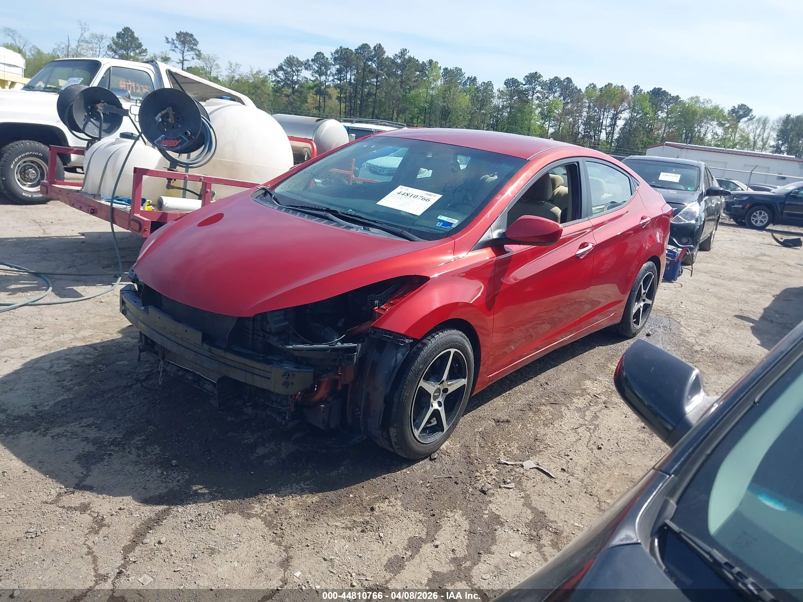 2011 Hyundai Elantra Gls (ulsan Plant) Red vin: KMHDH4AE1BU117461