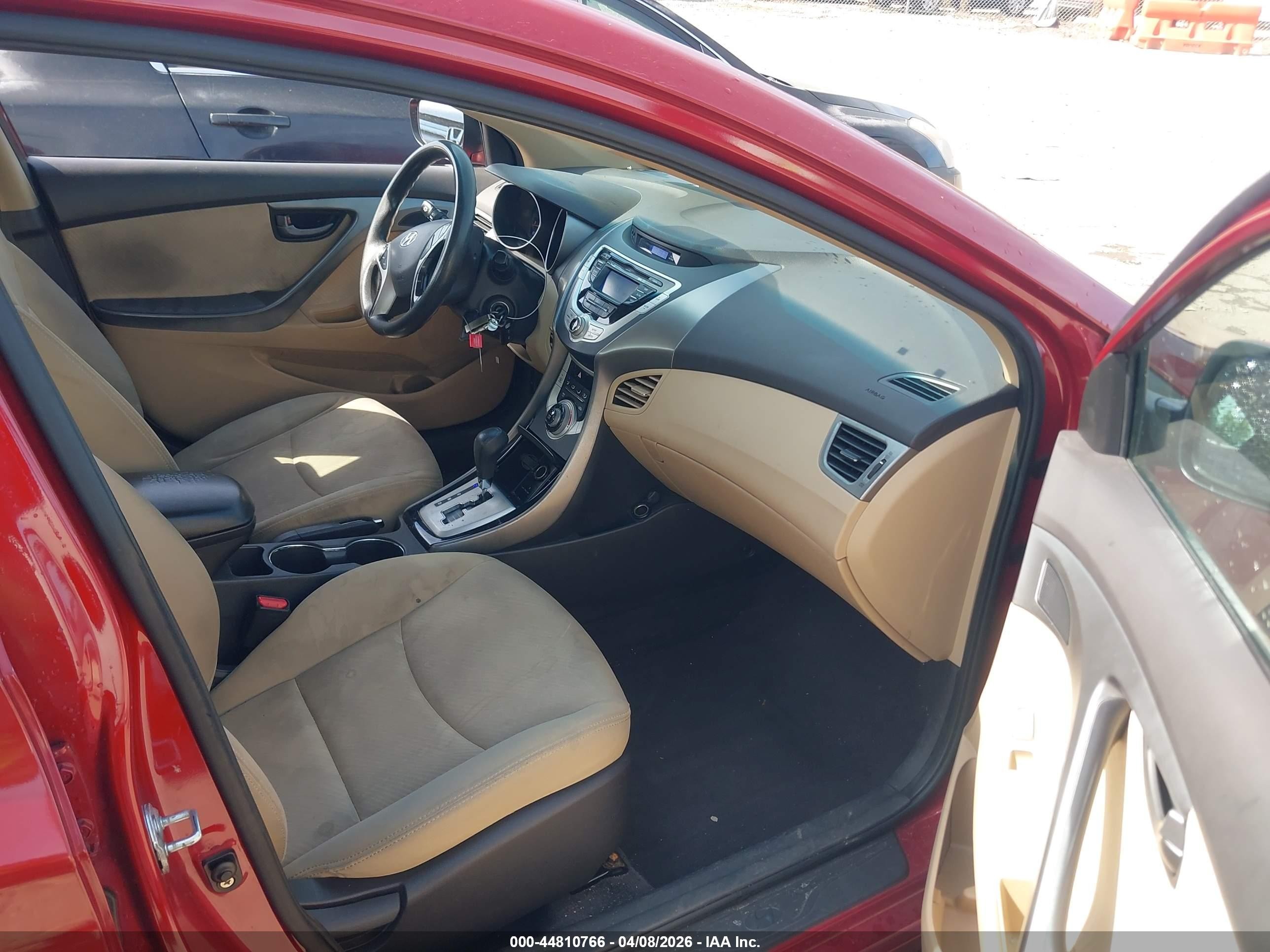 2011 Hyundai Elantra Gls (ulsan Plant) Red vin: KMHDH4AE1BU117461