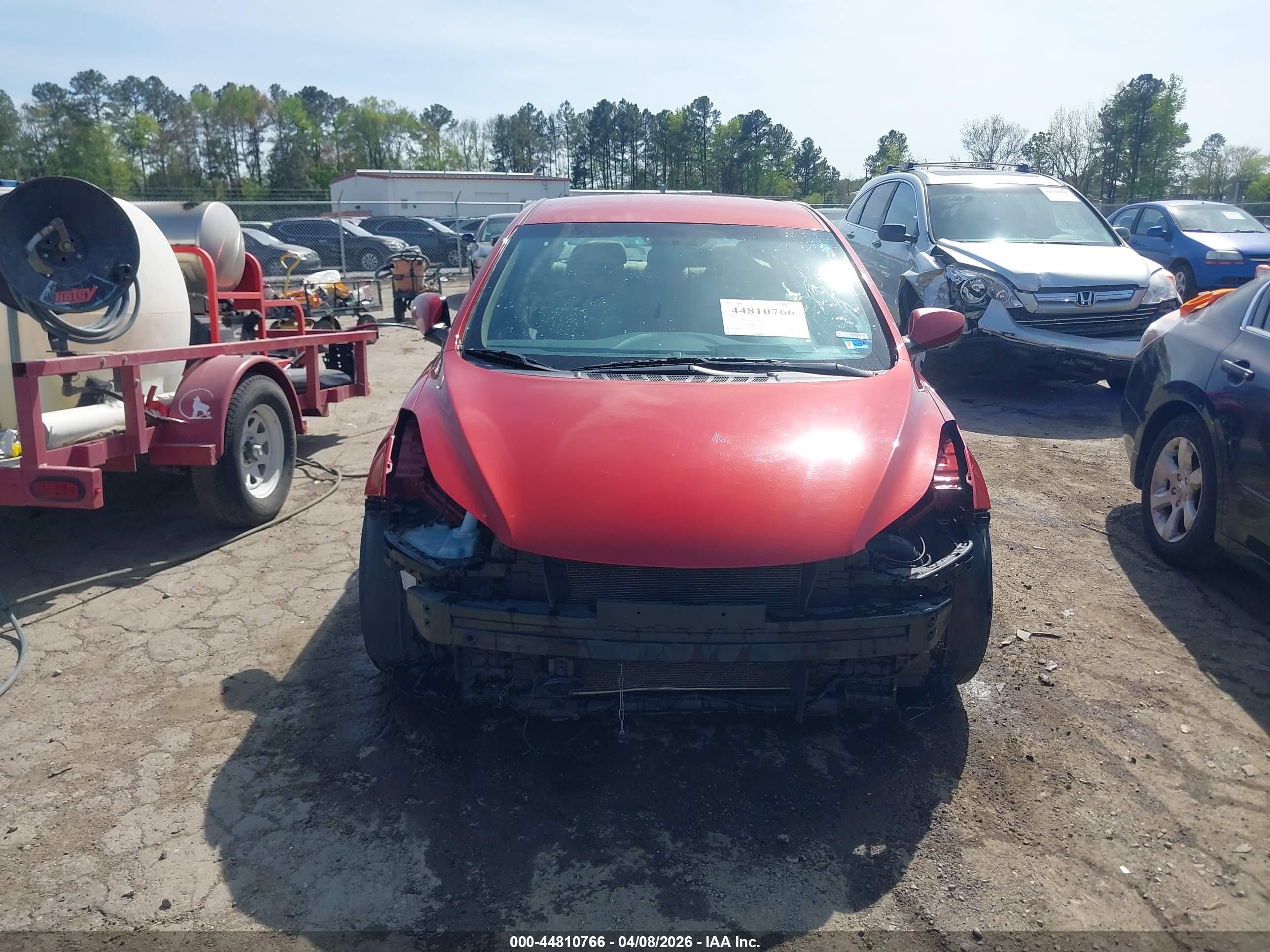 2011 Hyundai Elantra Gls (ulsan Plant) Red vin: KMHDH4AE1BU117461