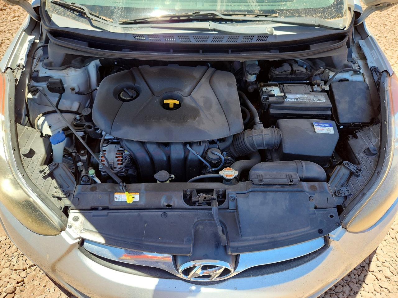 2011 Hyundai Elantra Gls Silver vin: KMHDH4AE1BU130842