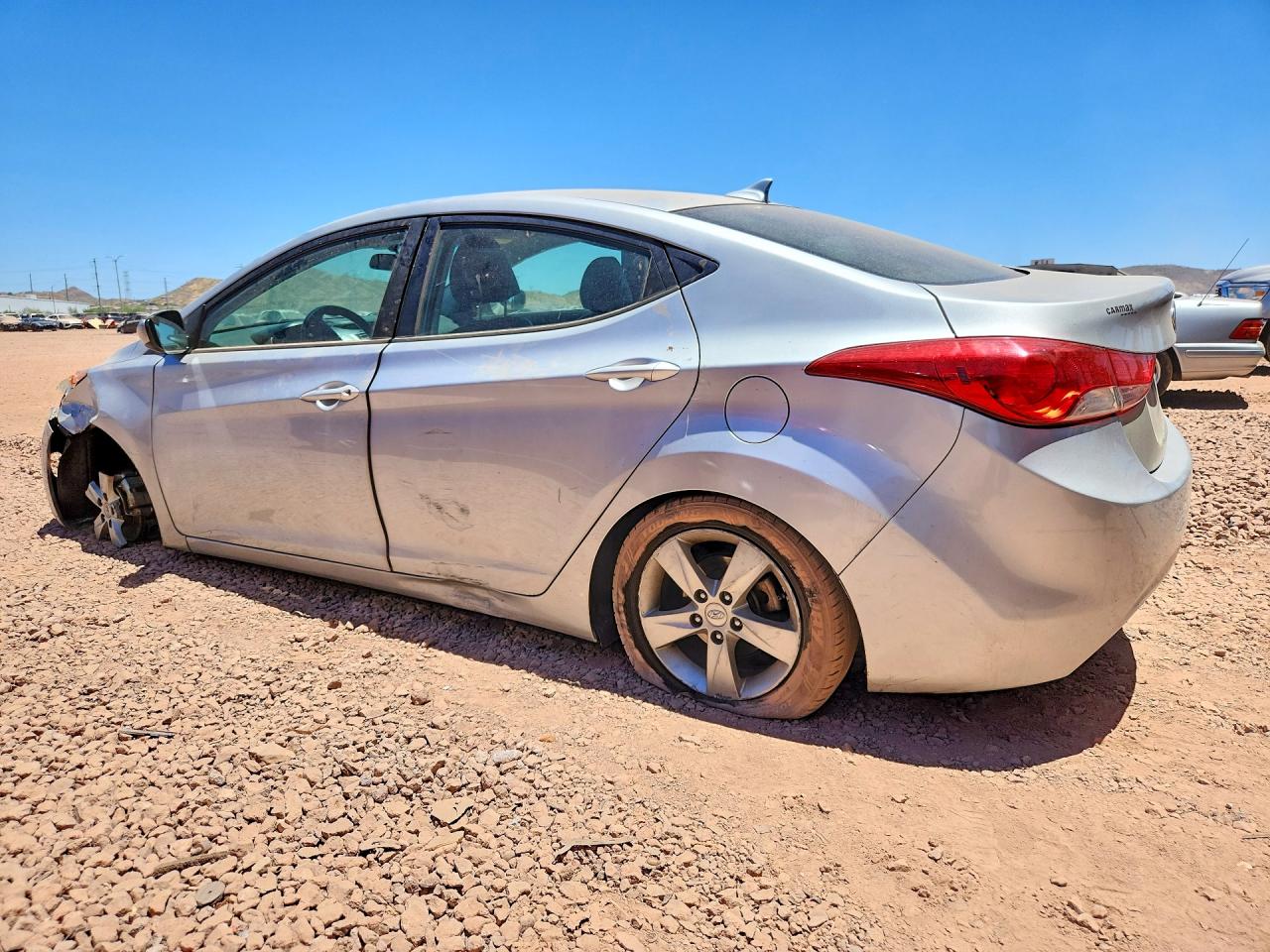 2011 Hyundai Elantra Gls Silver vin: KMHDH4AE1BU130842