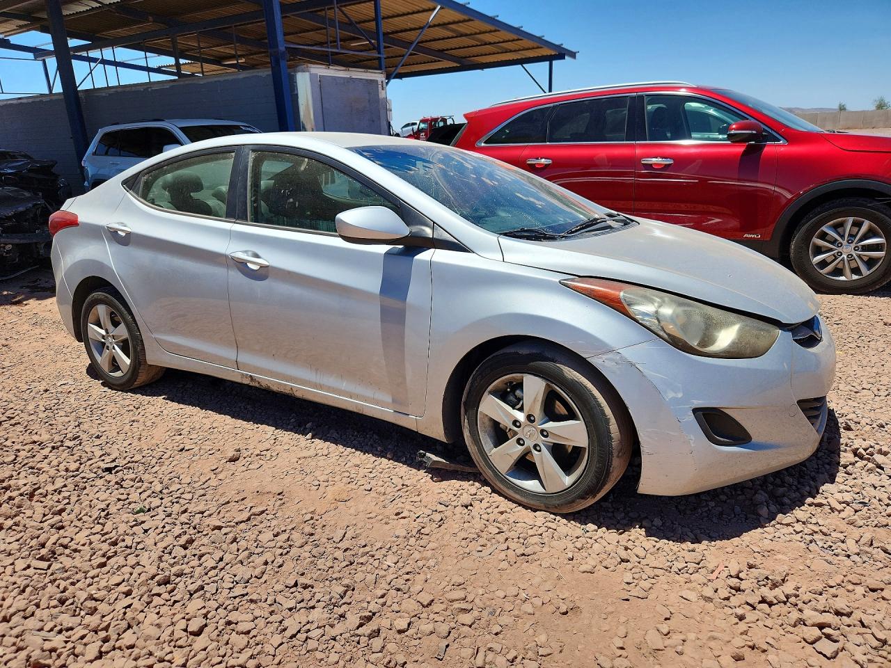 2011 Hyundai Elantra Gls Silver vin: KMHDH4AE1BU130842
