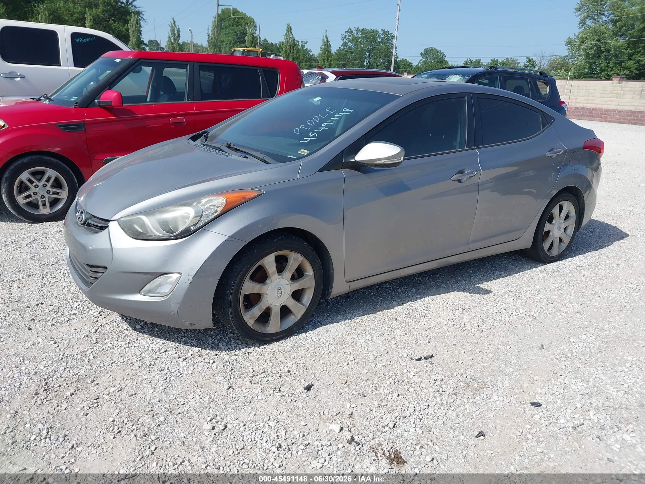 2011 Hyundai Elantra Limited (ulsan Plant) Silver vin: KMHDH4AE1BU131683