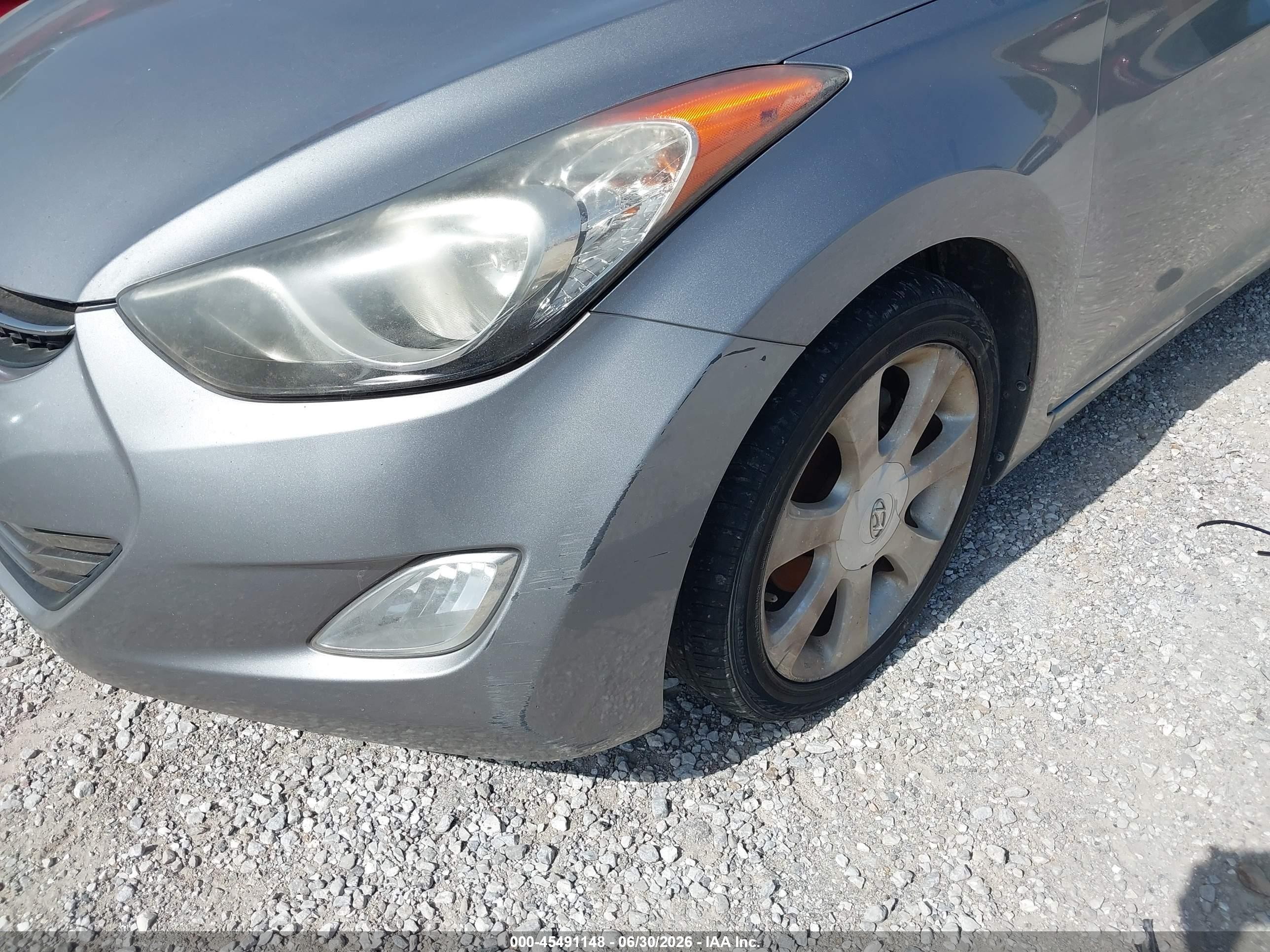 2011 Hyundai Elantra Limited (ulsan Plant) Silver vin: KMHDH4AE1BU131683