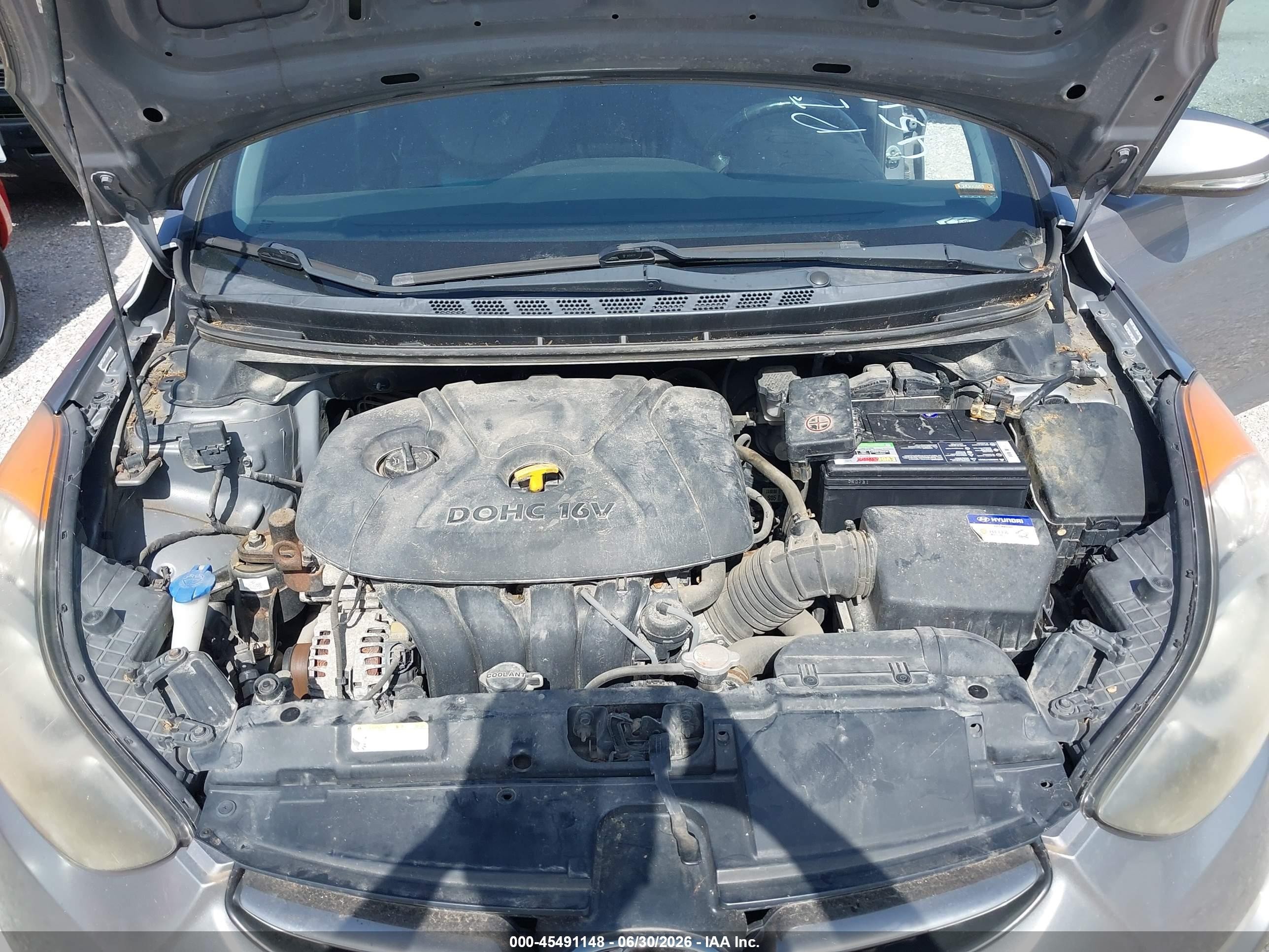 2011 Hyundai Elantra Limited (ulsan Plant) Silver vin: KMHDH4AE1BU131683