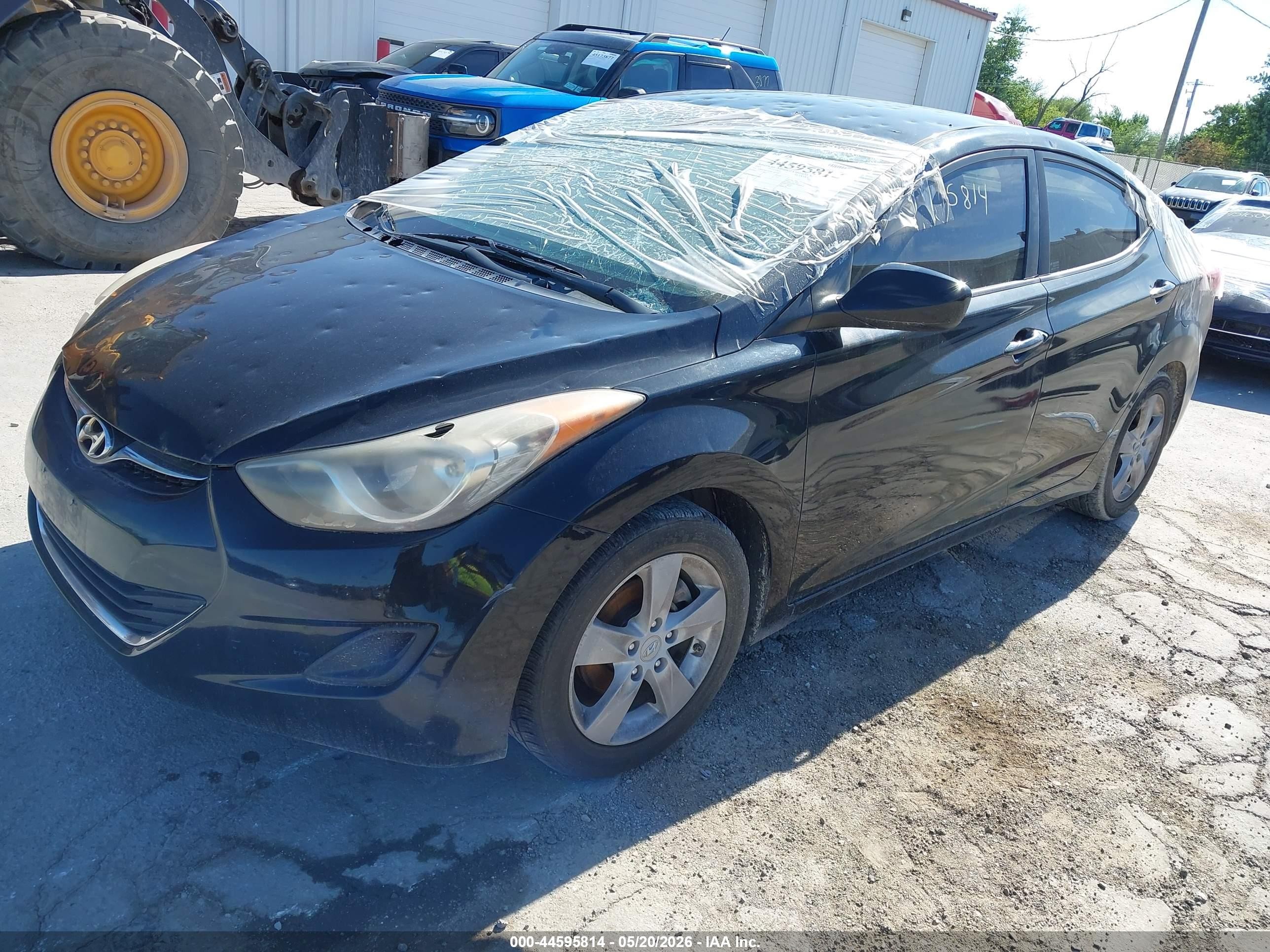 2011 Hyundai Elantra Gls (ulsan Plant) Black vin: KMHDH4AE1BU140335