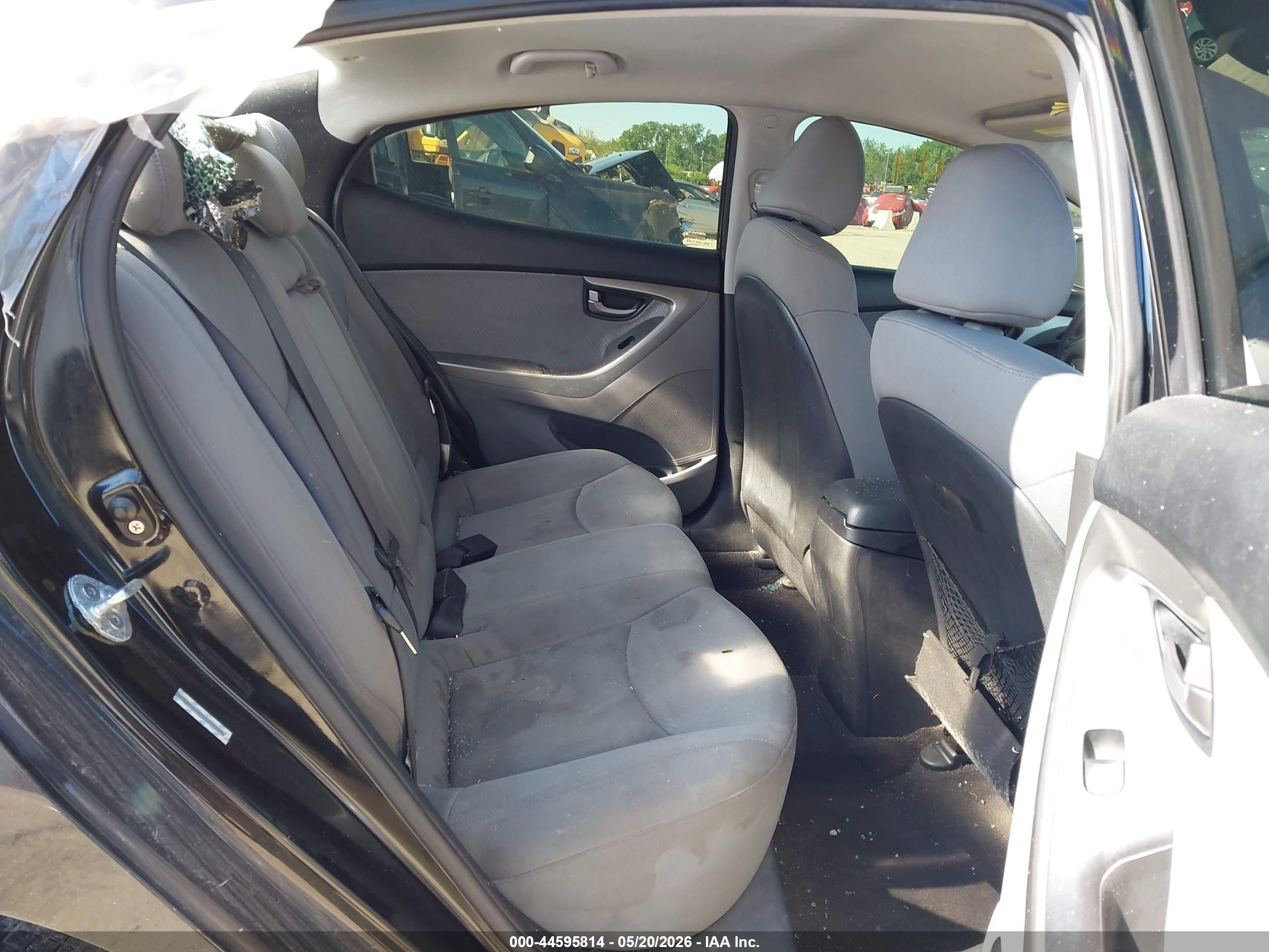 2011 Hyundai Elantra Gls (ulsan Plant) Black vin: KMHDH4AE1BU140335