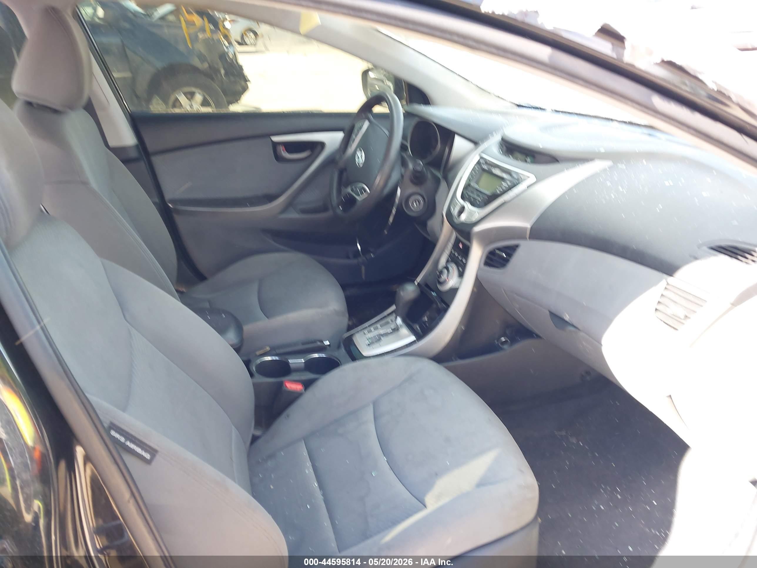 2011 Hyundai Elantra Gls (ulsan Plant) Black vin: KMHDH4AE1BU140335
