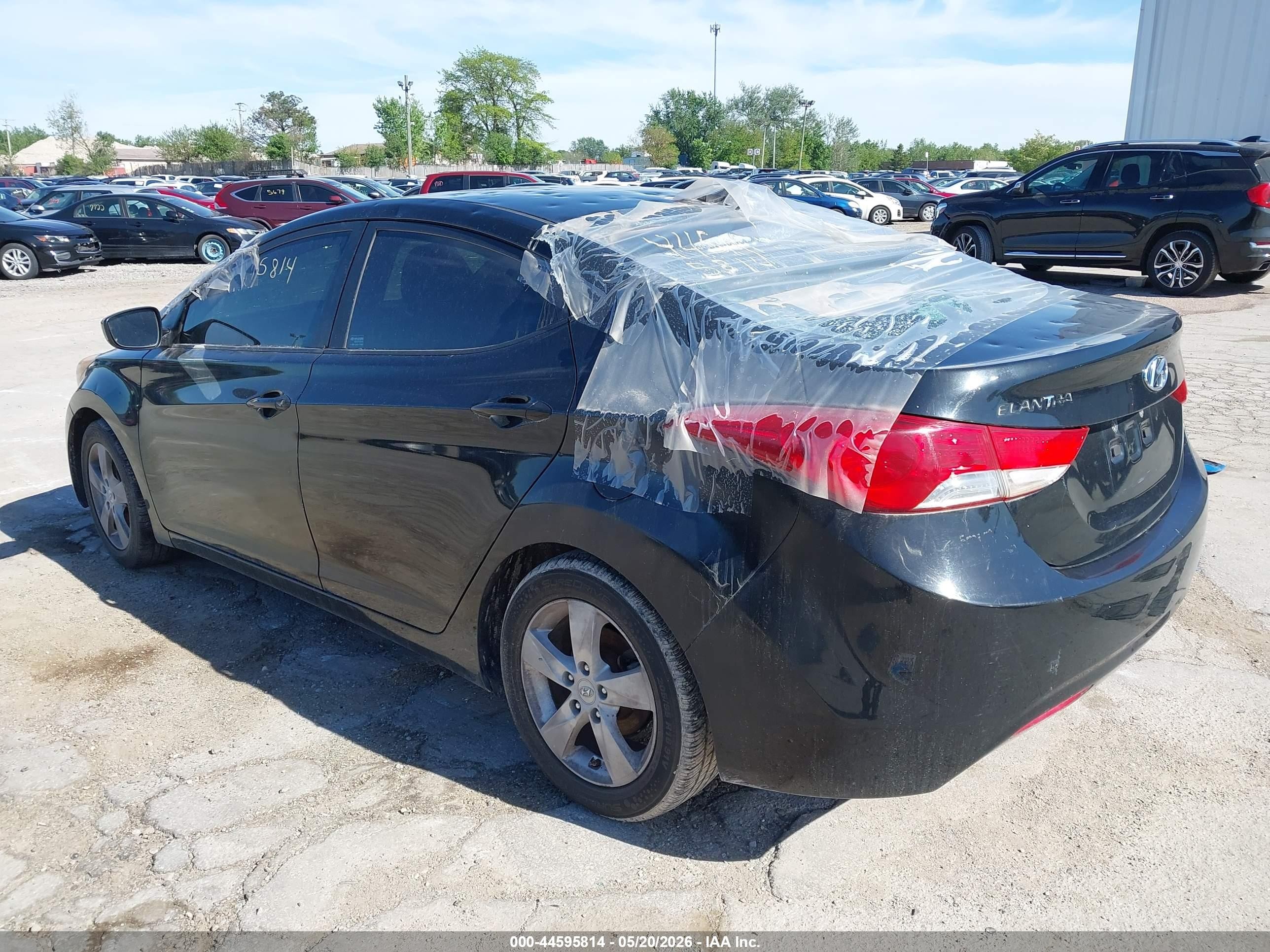 2011 Hyundai Elantra Gls (ulsan Plant) Black vin: KMHDH4AE1BU140335