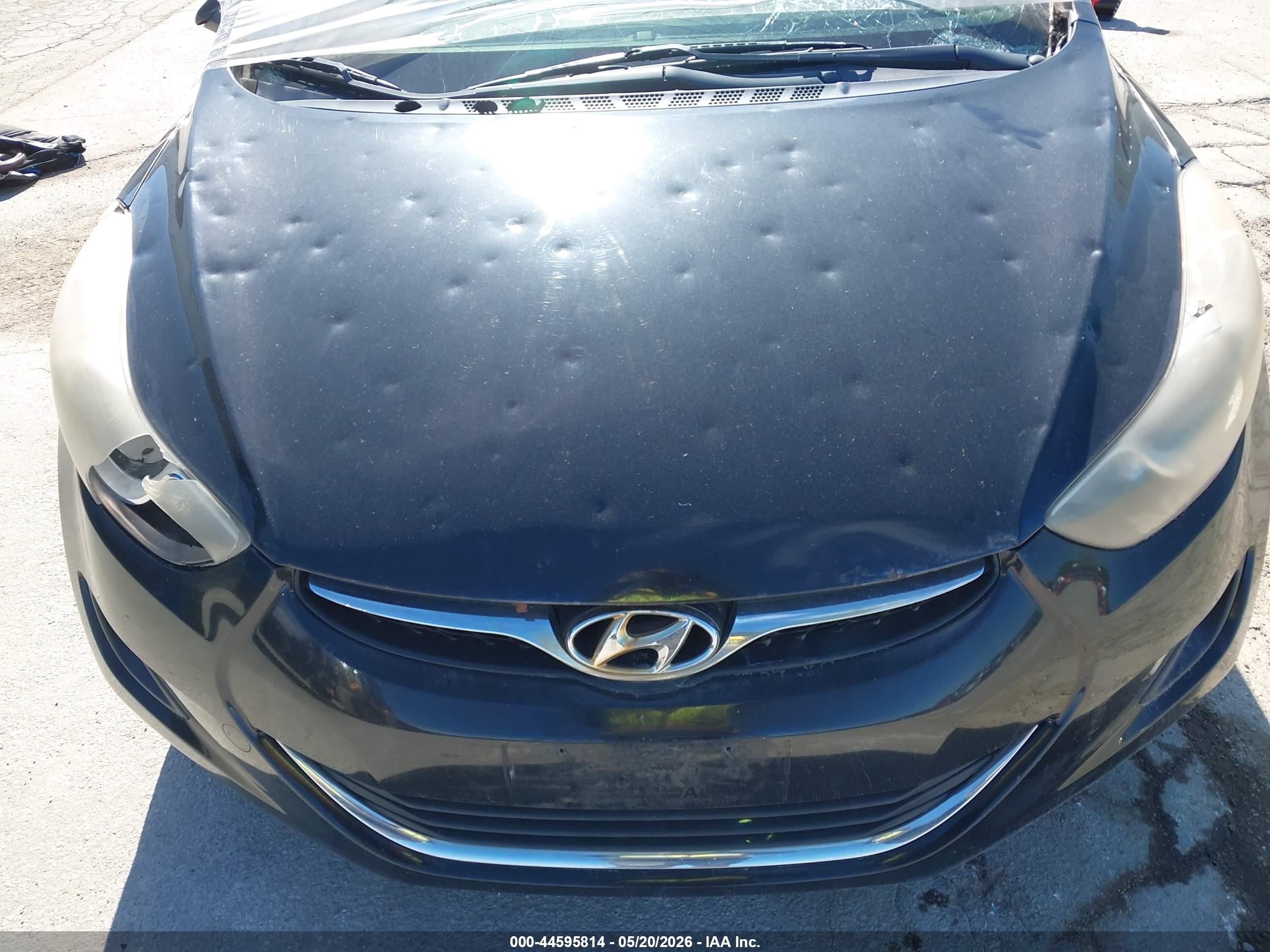 2011 Hyundai Elantra Gls (ulsan Plant) Black vin: KMHDH4AE1BU140335
