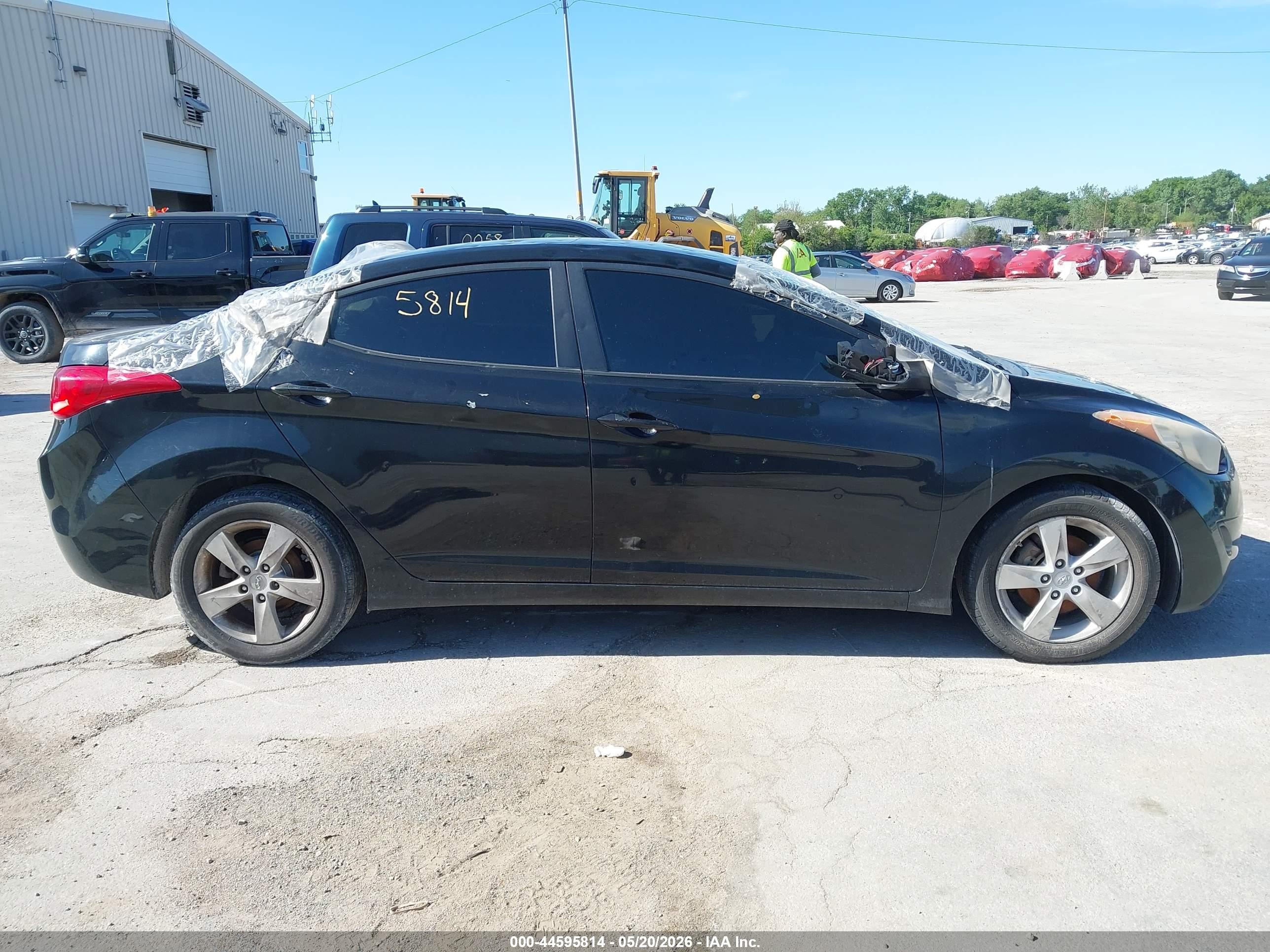 2011 Hyundai Elantra Gls (ulsan Plant) Black vin: KMHDH4AE1BU140335