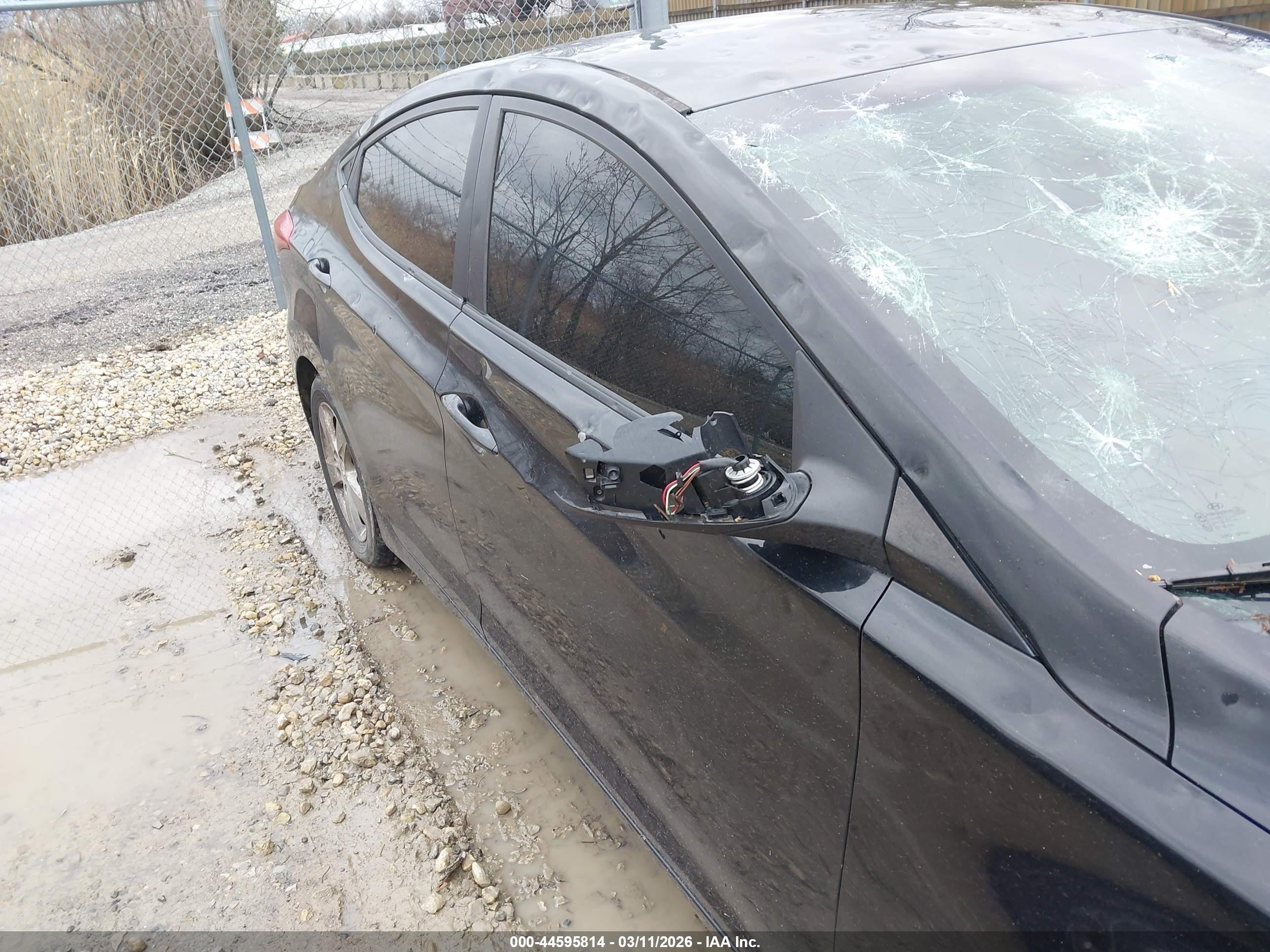 2011 Hyundai Elantra Gls (ulsan Plant) Black vin: KMHDH4AE1BU140335