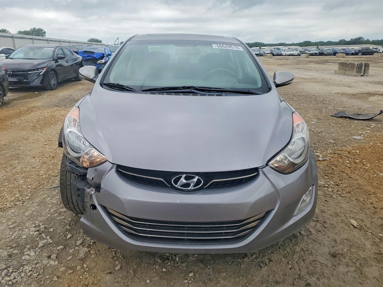 2011 Hyundai Elantra Limited Silver vin: KMHDH4AE1BU146099