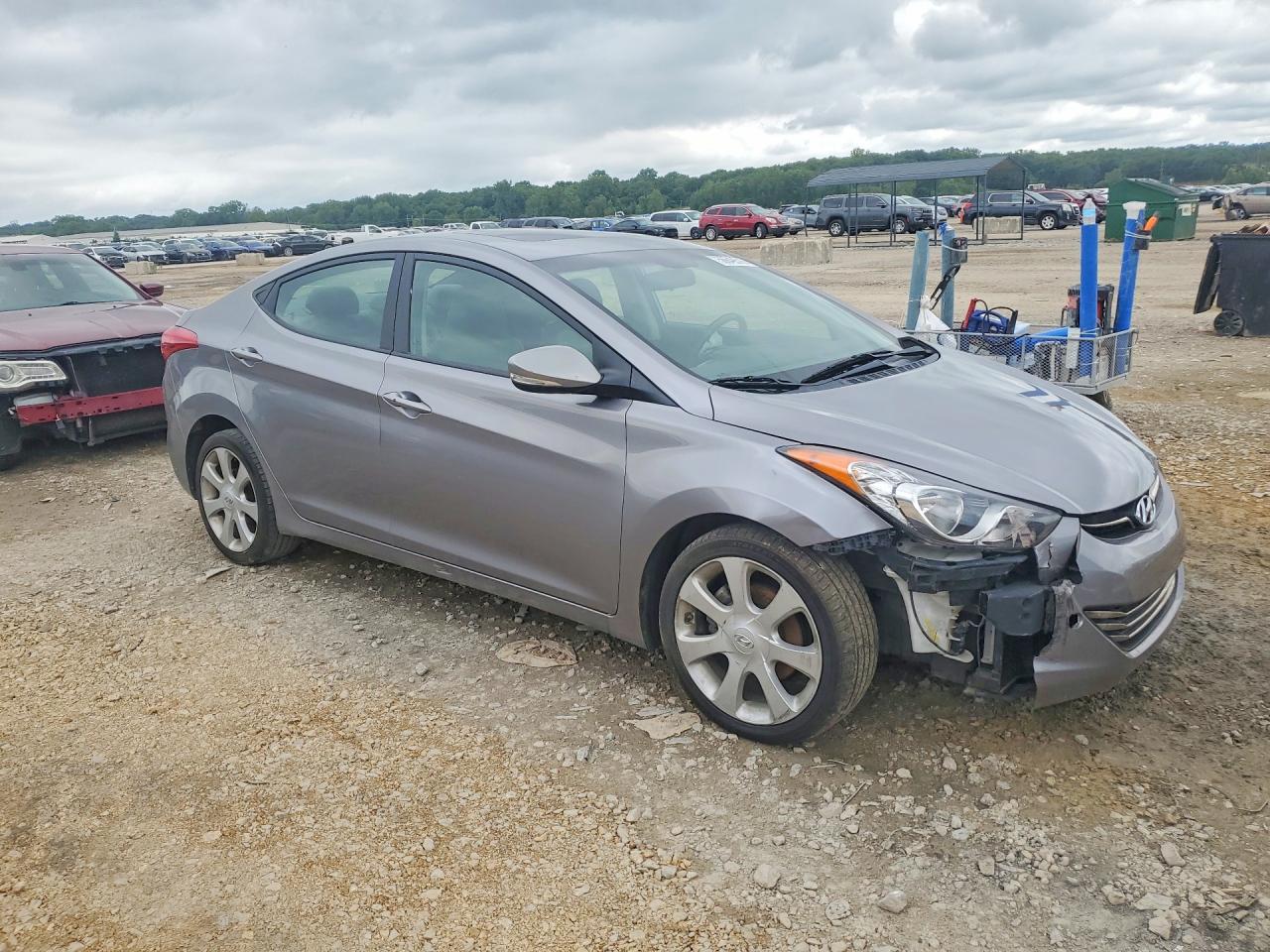 2011 Hyundai Elantra Limited Silver vin: KMHDH4AE1BU146099