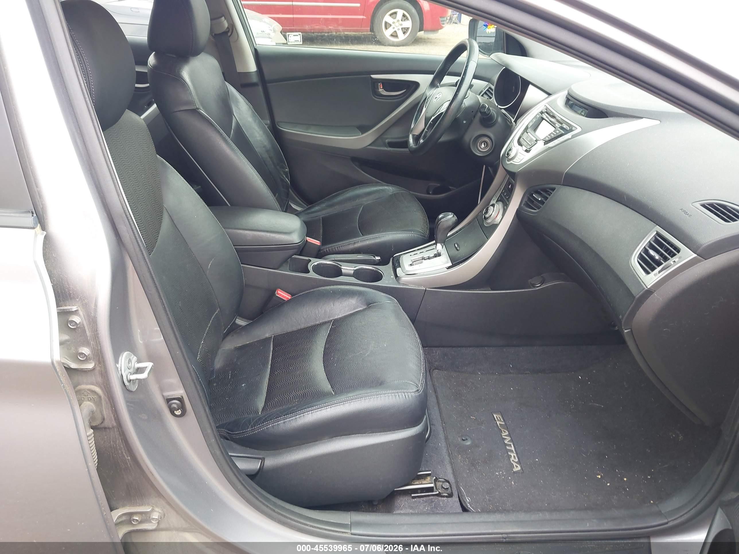 2011 Hyundai Elantra Limited (ulsan Plant) Серый vin: KMHDH4AE1BU154347