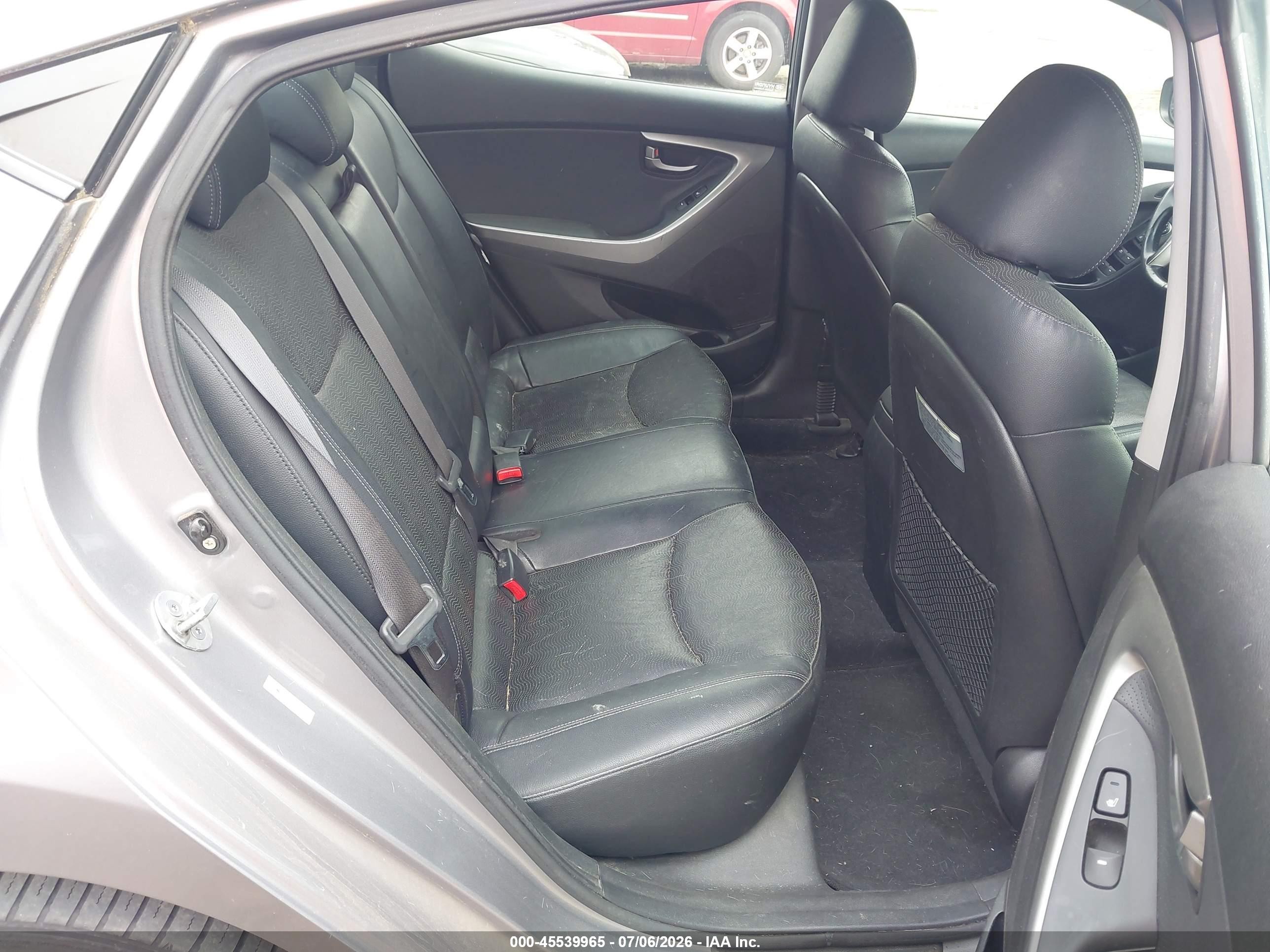 2011 Hyundai Elantra Limited (ulsan Plant) Серый vin: KMHDH4AE1BU154347