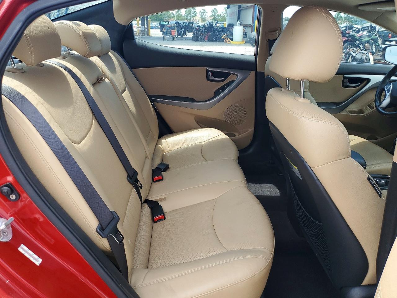 2011 Hyundai Elantra Limited Red vin: KMHDH4AE1BU167549