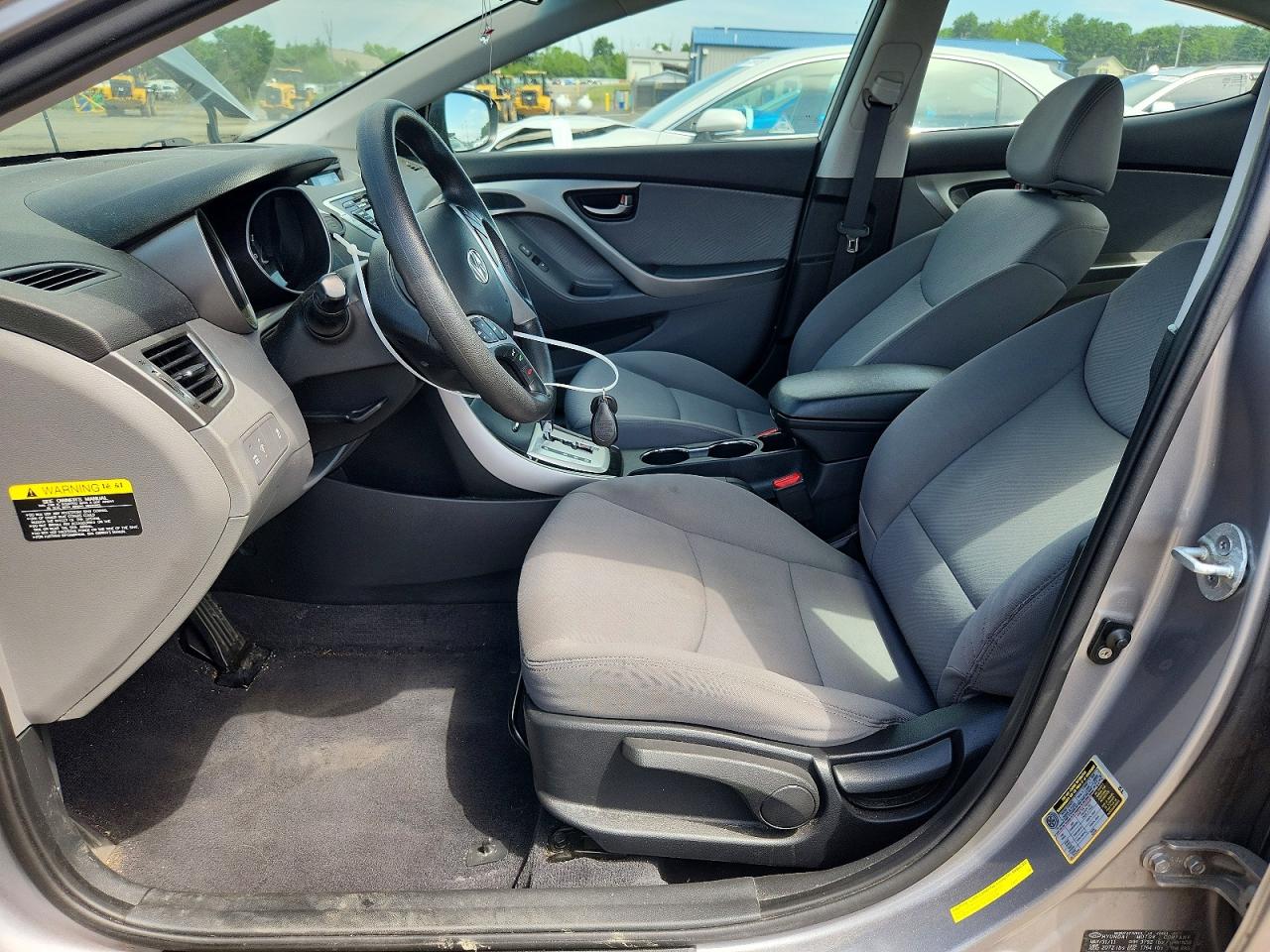 2012 Hyundai Elantra Gls Gray vin: KMHDH4AE1CU200387